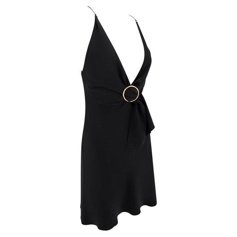 prada backless dress Prada Sleeveless backless mini dress with embellished straps