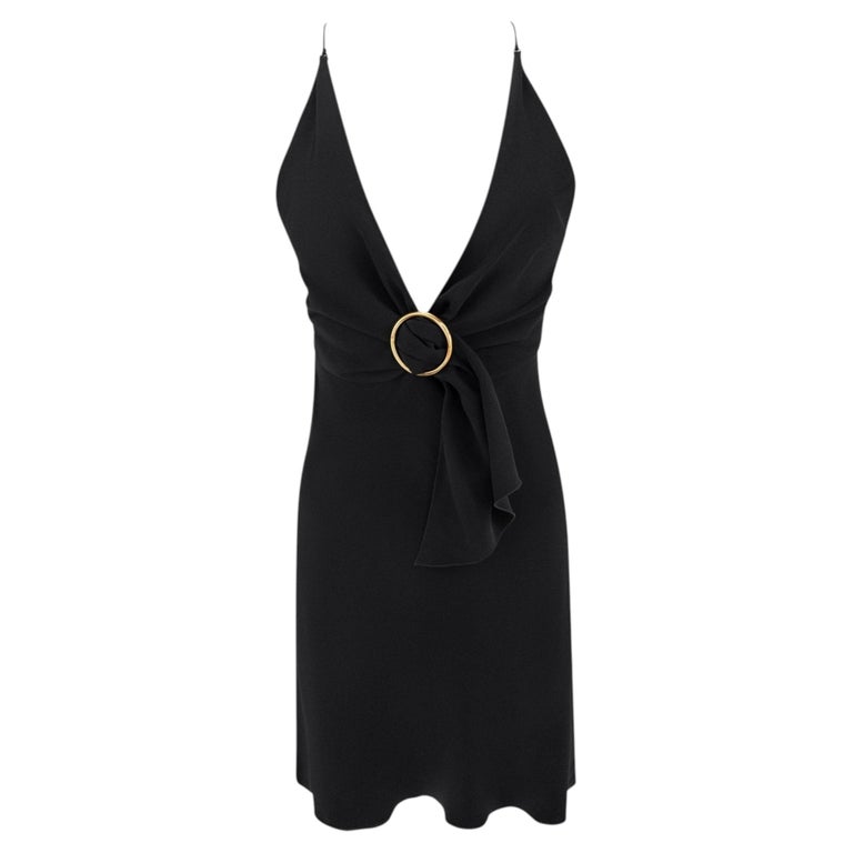 black prada mini dress Re-Nylon Drawstring Fit-Flare Mini Dress