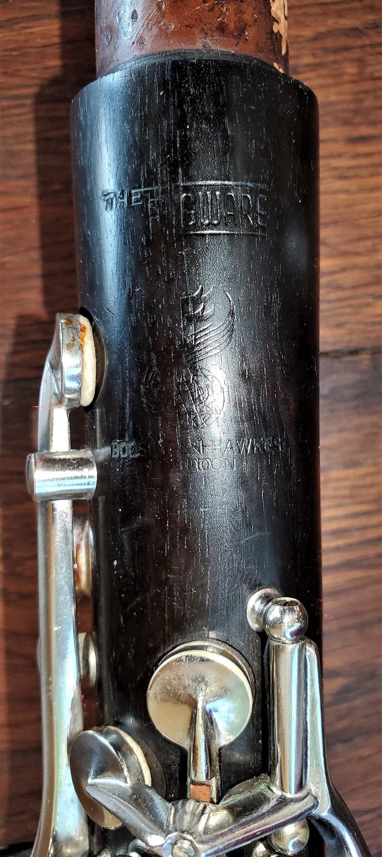 Early 20th Century Boosey & Hawkes The Edgeware Clarinet in Case 2