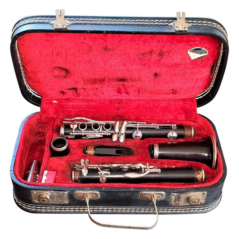 Early 20th Century Boosey & Hawkes The Edgeware Clarinet in Case