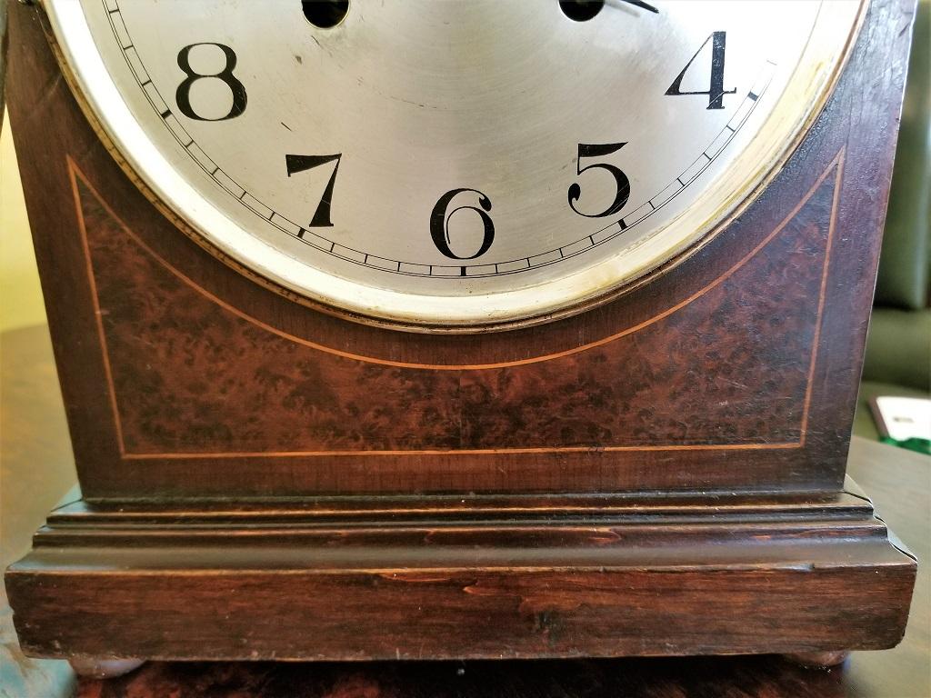 Early 20th Century British 8 Day Movement Mantel Clock 4