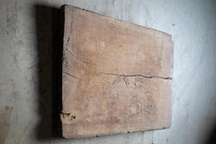 Antique Japanese large solid Keyaki Zelkova dough board, wall decor, wabi sabi