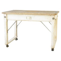 Antique Early 20th Bakers Table Th Tonge, circa 1910