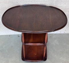 Early 20th Bar Cart with Three Tier and Two Leafs Convertible in Tea Table