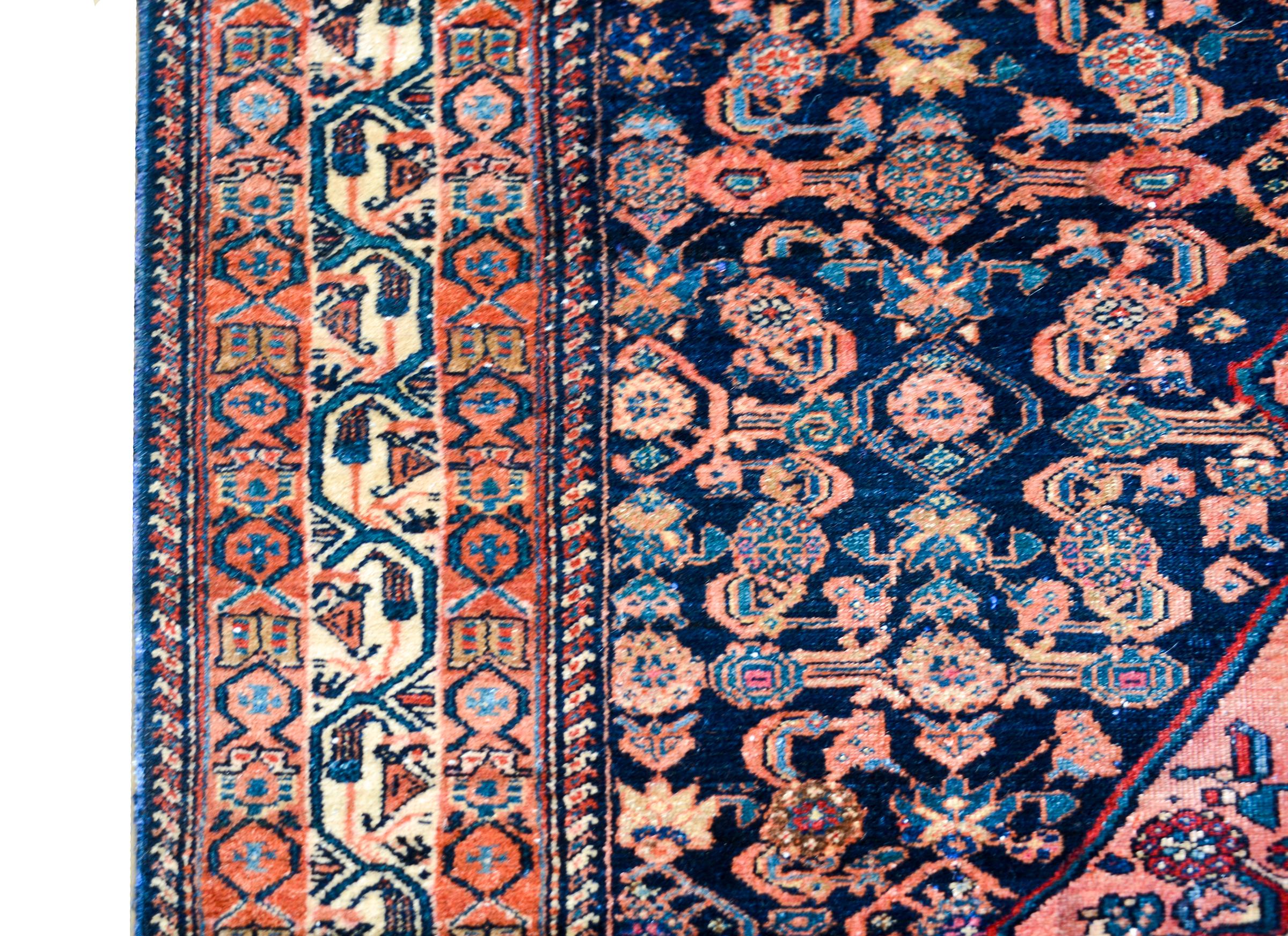 Hand-Knotted Early 20th Bibikibad Rug For Sale