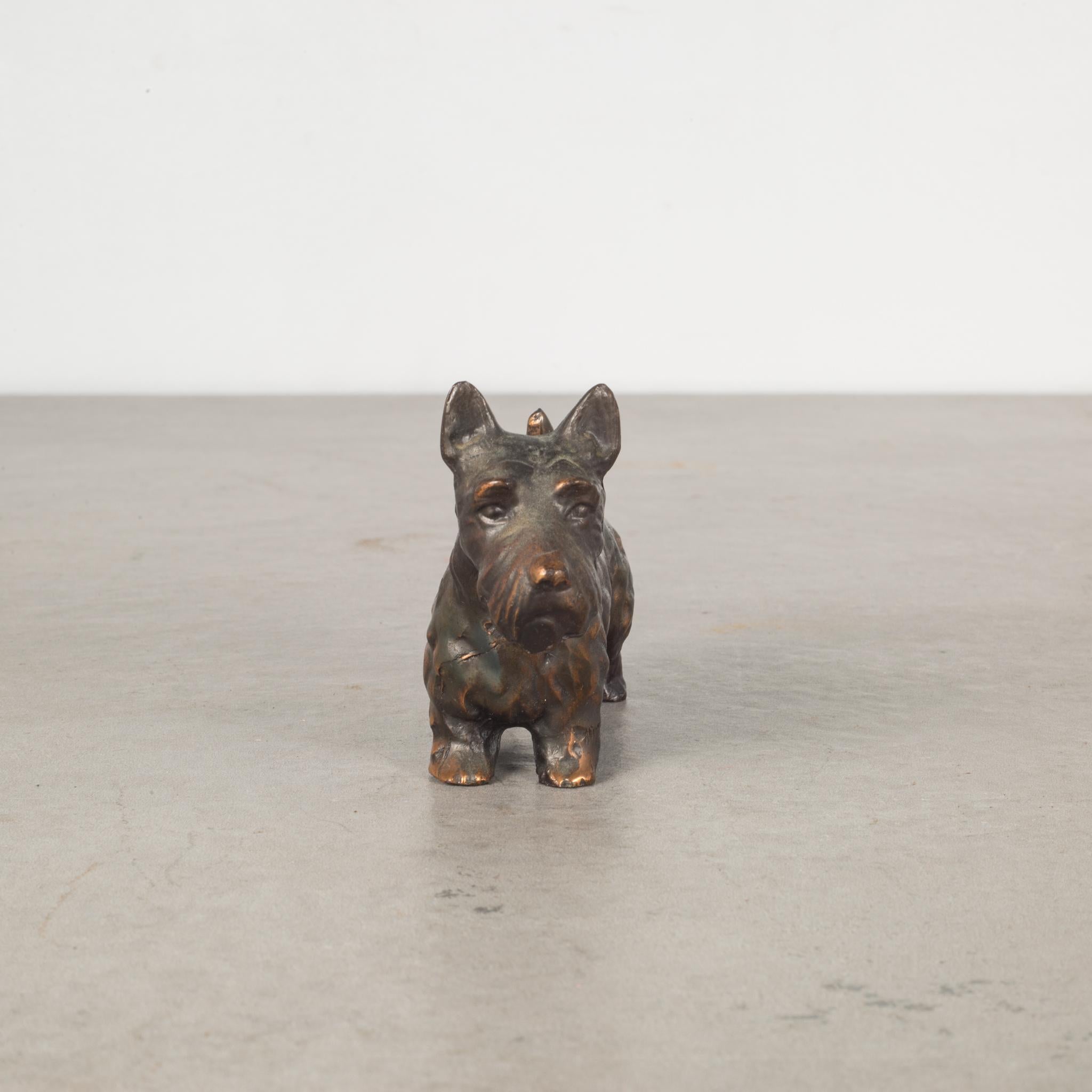 Industrial Early 20th Bronze Scotty Dogs by Trophy Craft, circa 1940s