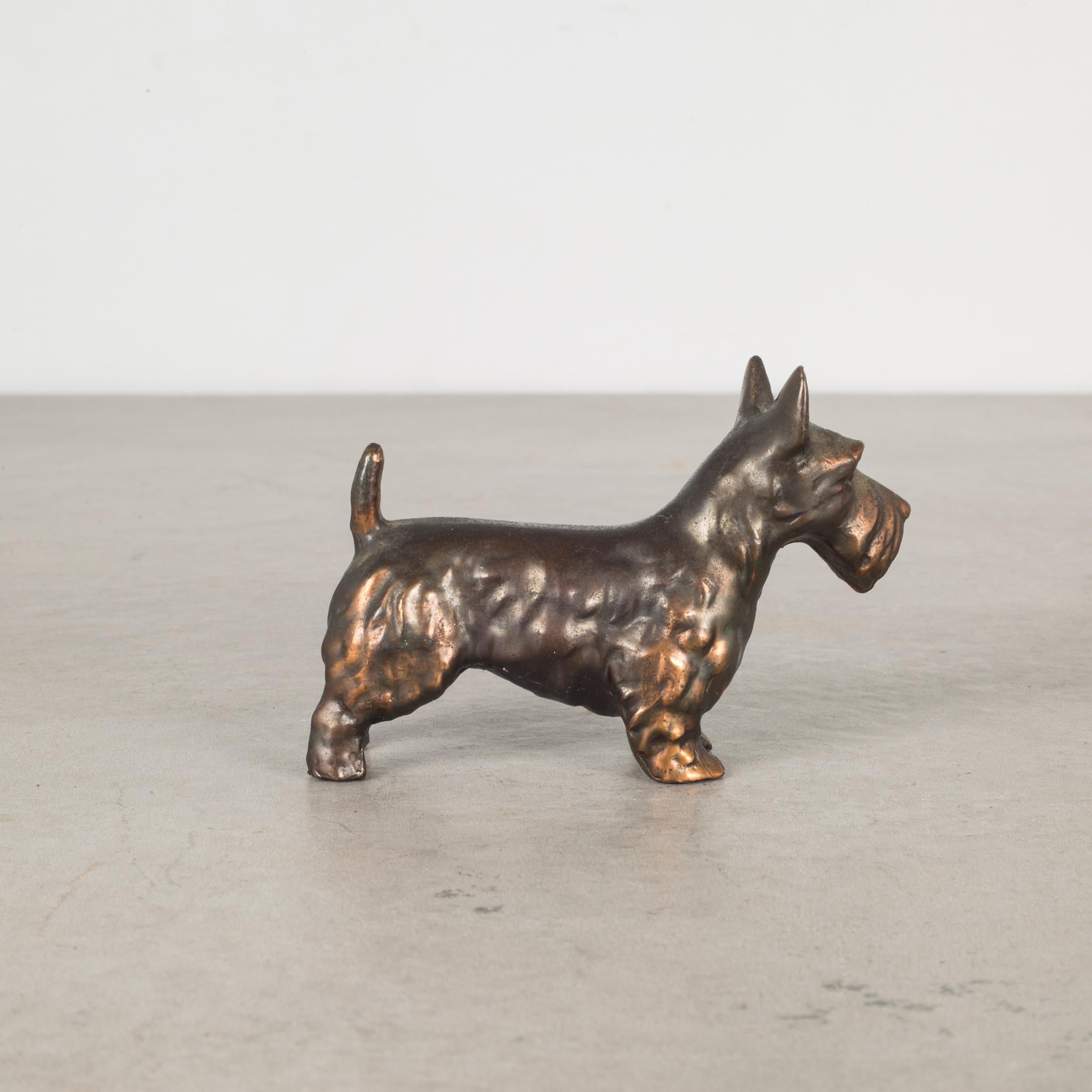 Early 20th Bronze Scotty Dogs by Trophy Craft, circa 1940s In Good Condition In San Francisco, CA