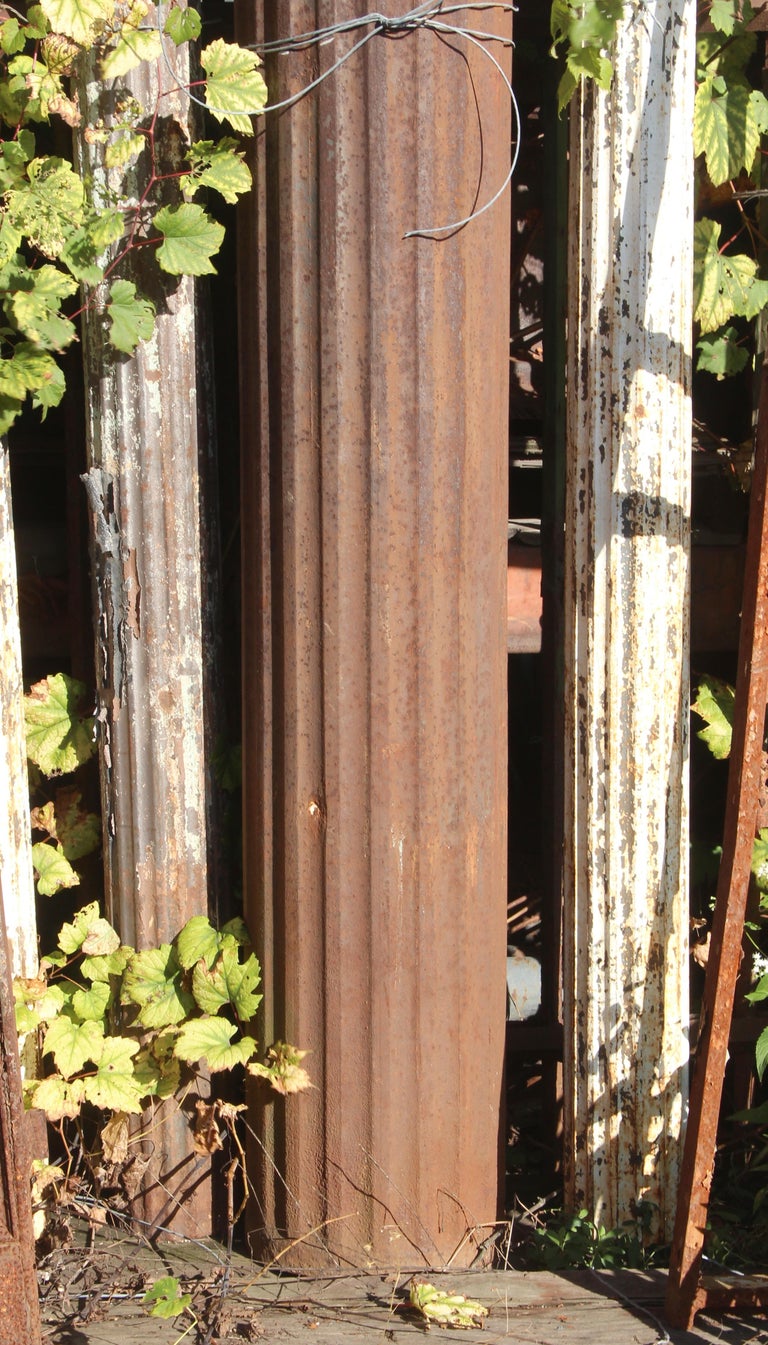 Early 20th C. Fluted Cast Iron Column For Sale at 1stDibs