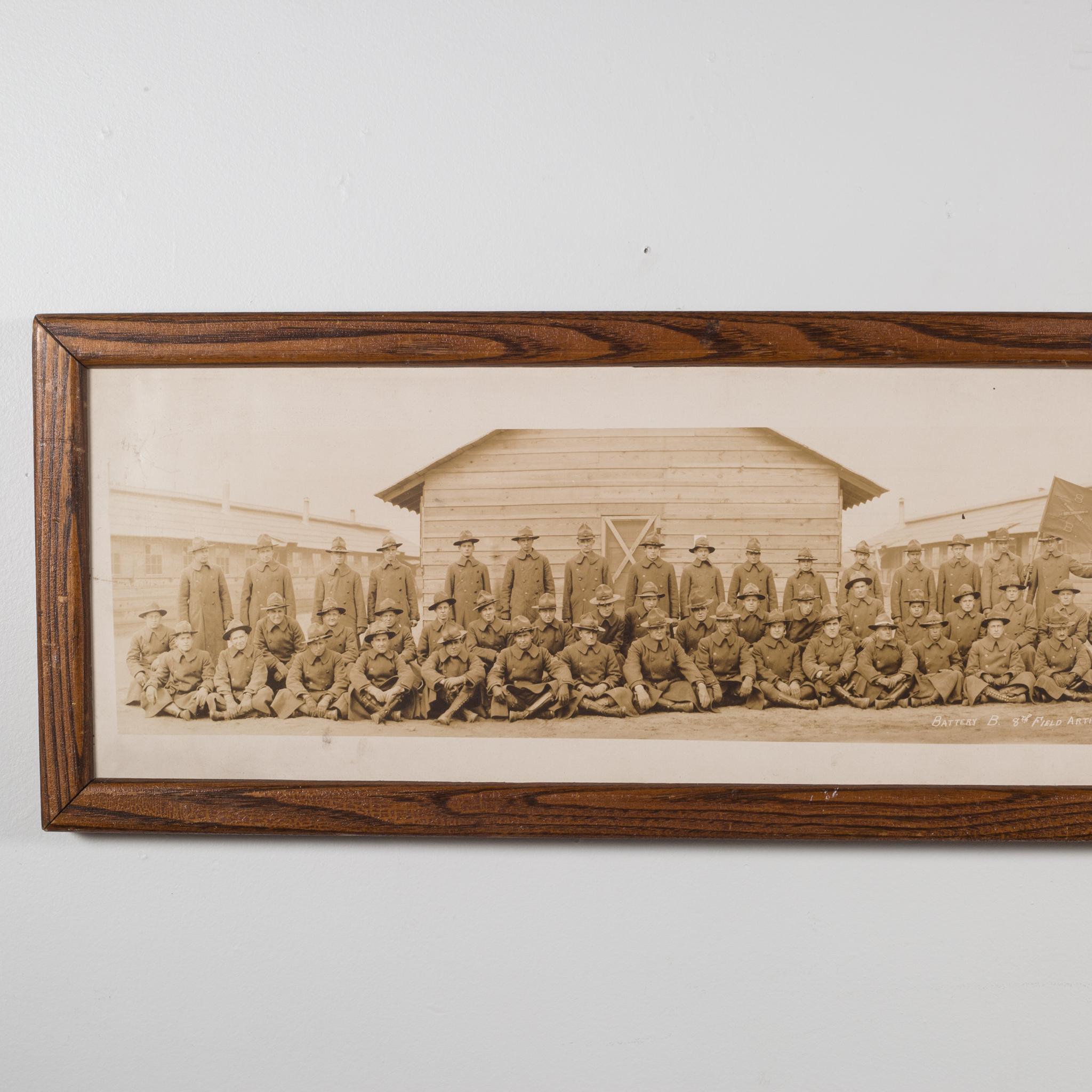 About

An original panoramic photo of a group of a soldiers signed 