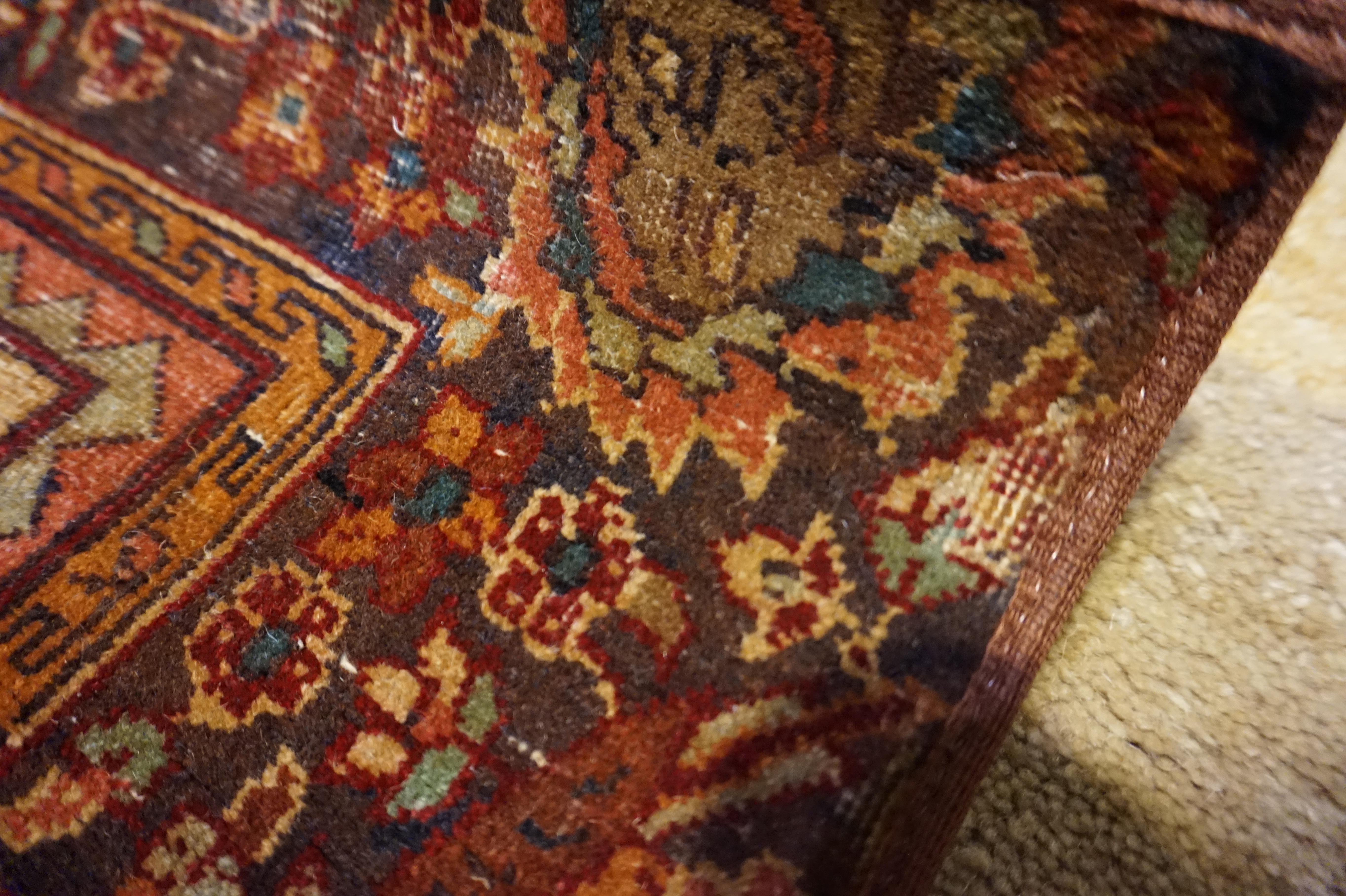 19th C. Agra Rug with Maharaja and Hunting Scene Tigers, Elephants Symbolism For Sale 11