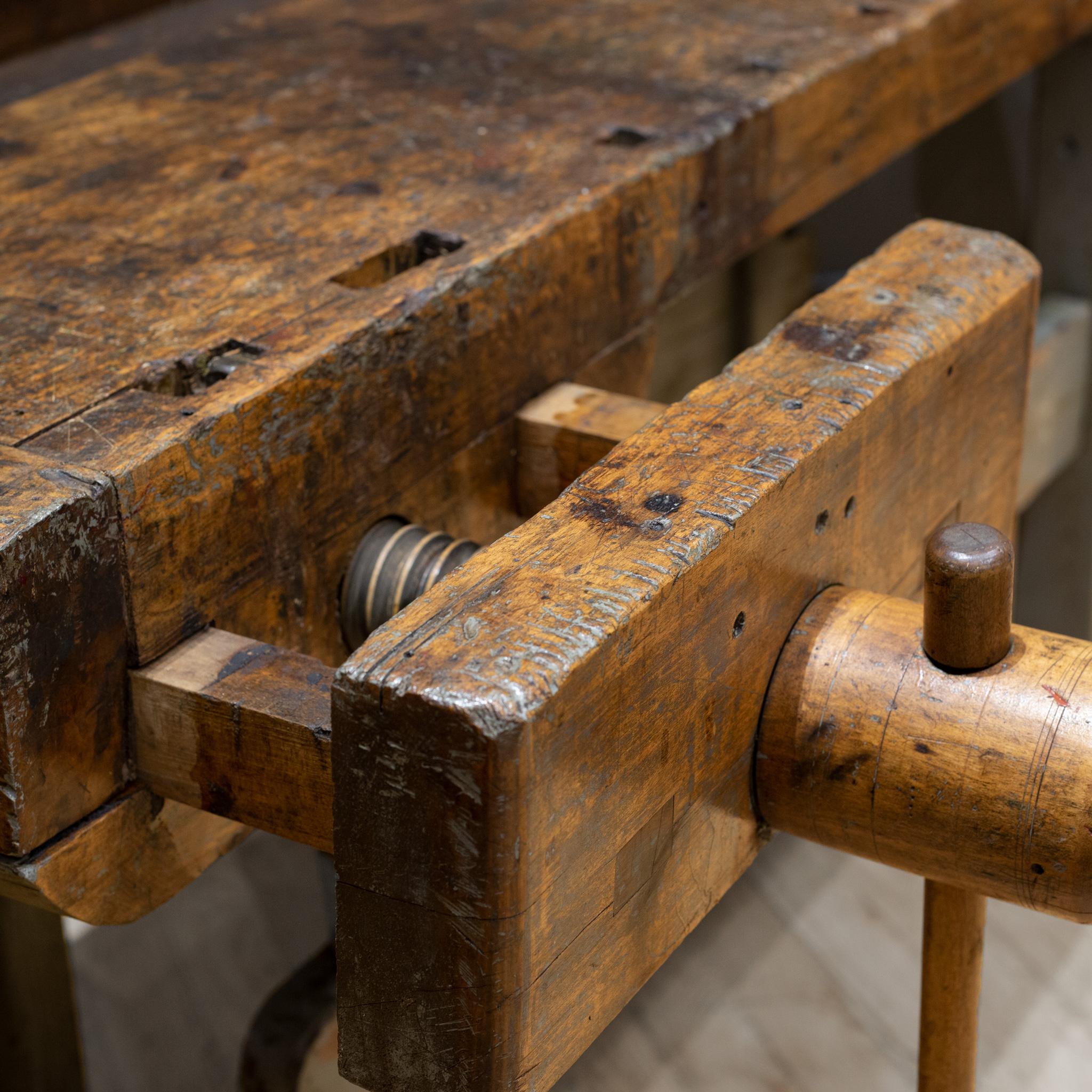 Maple Late 19th c. American Carpenter's Workbench, c.1900 For Sale