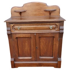 Used Early 20th Century American Fruitwood Washstand