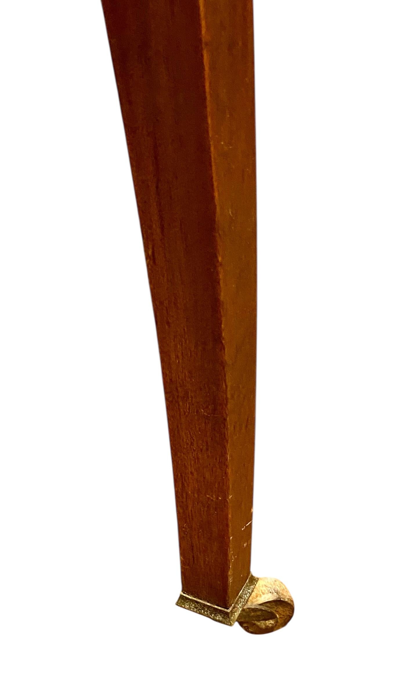Early 20th C American Inlaid Mother Of Pearl Mahogany Art Nouveau Bench en vente 8
