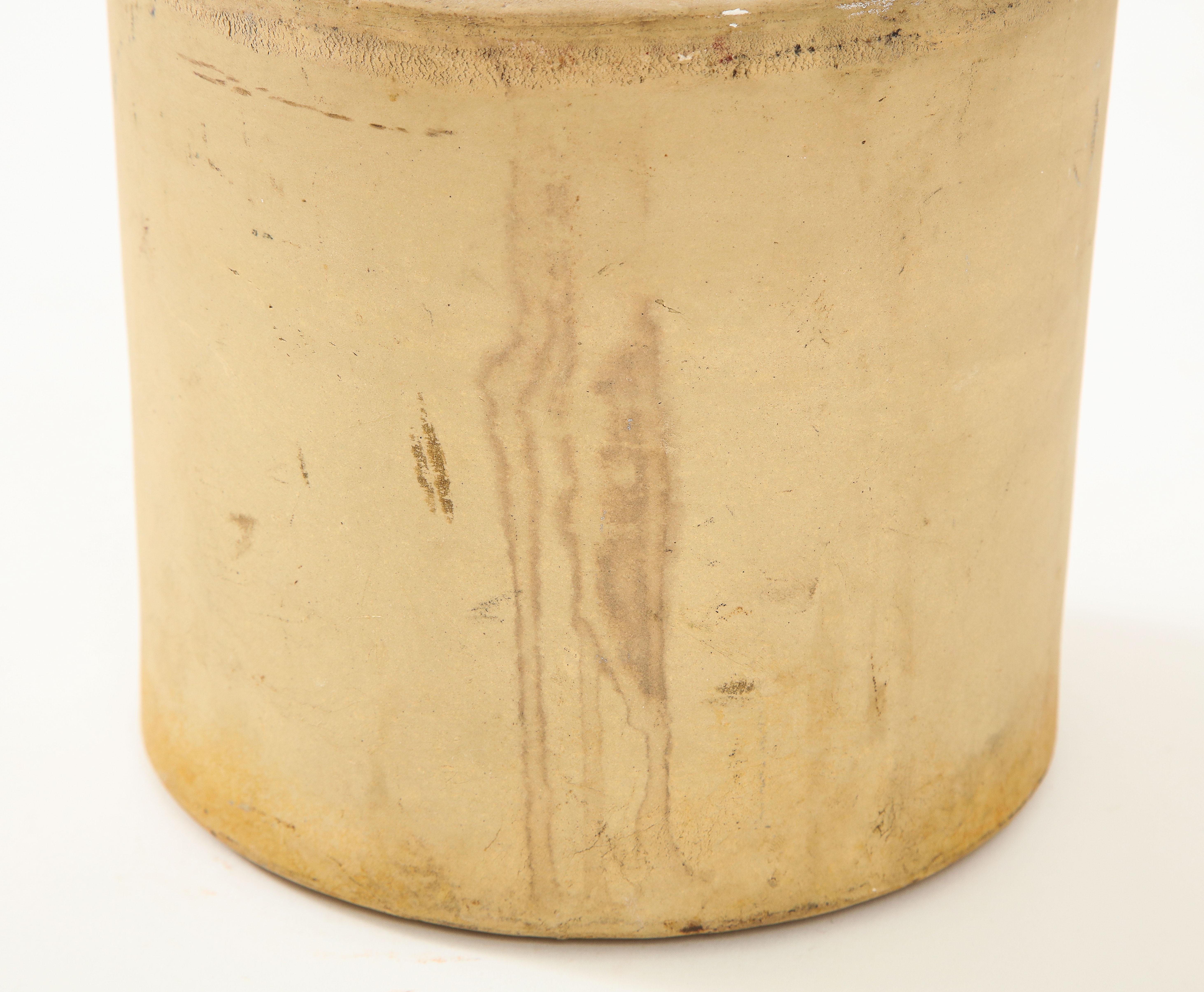 Early 20th Century American Interior Glazed Storage Vessel For Sale 1