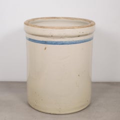 Early 20th Century Antique 6 Gallon Stoneware Crock, circa 1910
