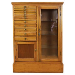 Early 20th C. Used Dental Cabinet