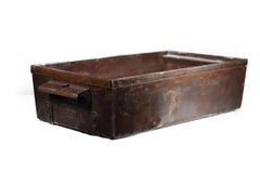 Early 20th Century Antique Steel Drawers circa 1930-1940 Set of Three