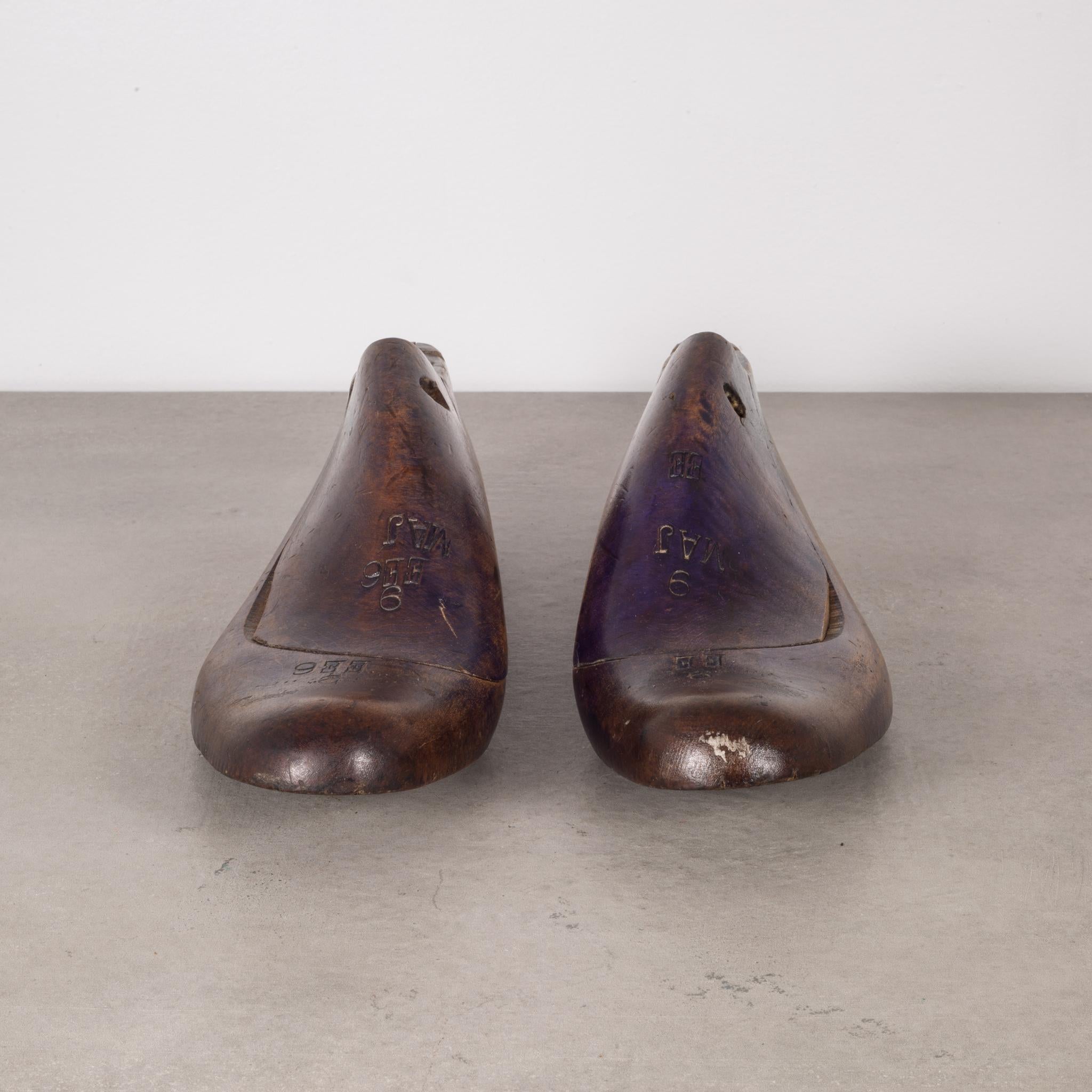 antique wooden shoe forms for sale