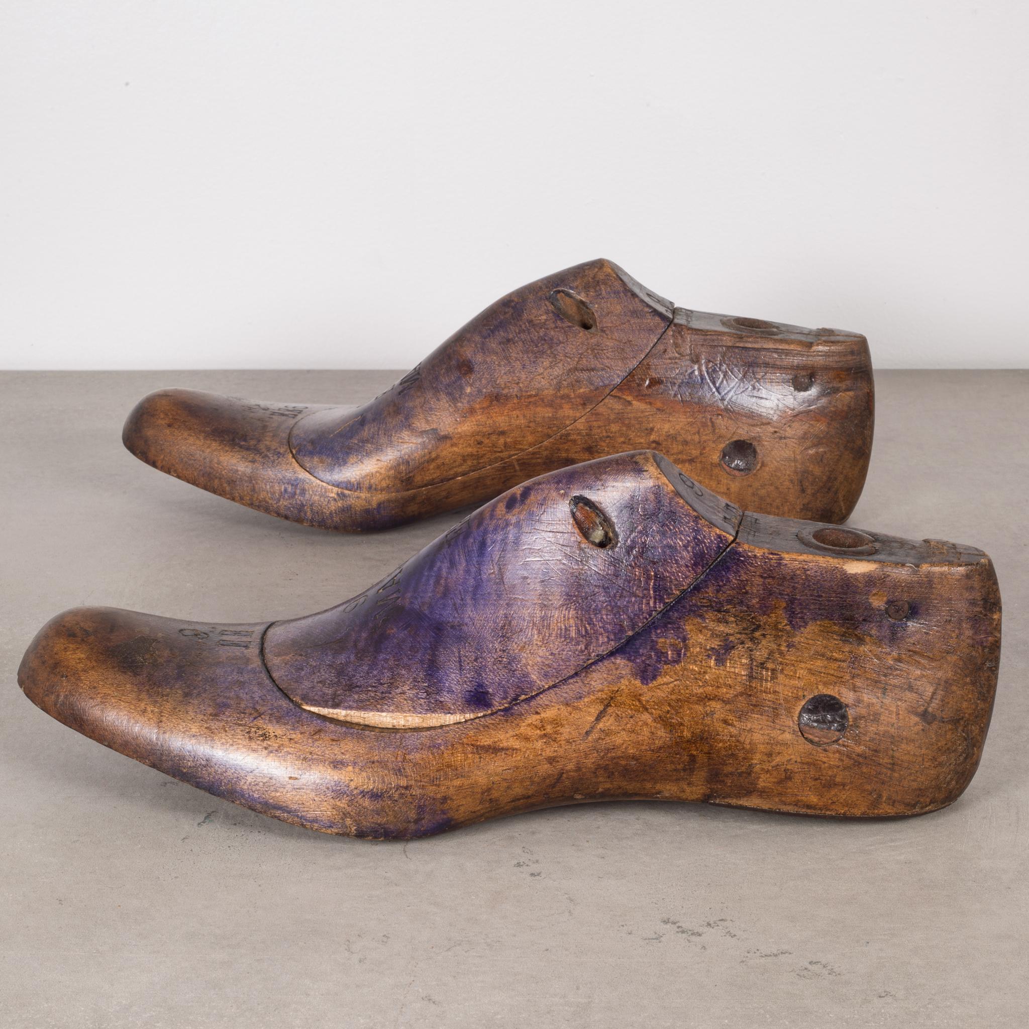 Early 20th Century Antique Wooden Shoe Last, circa 1920 In Good Condition In San Francisco, CA