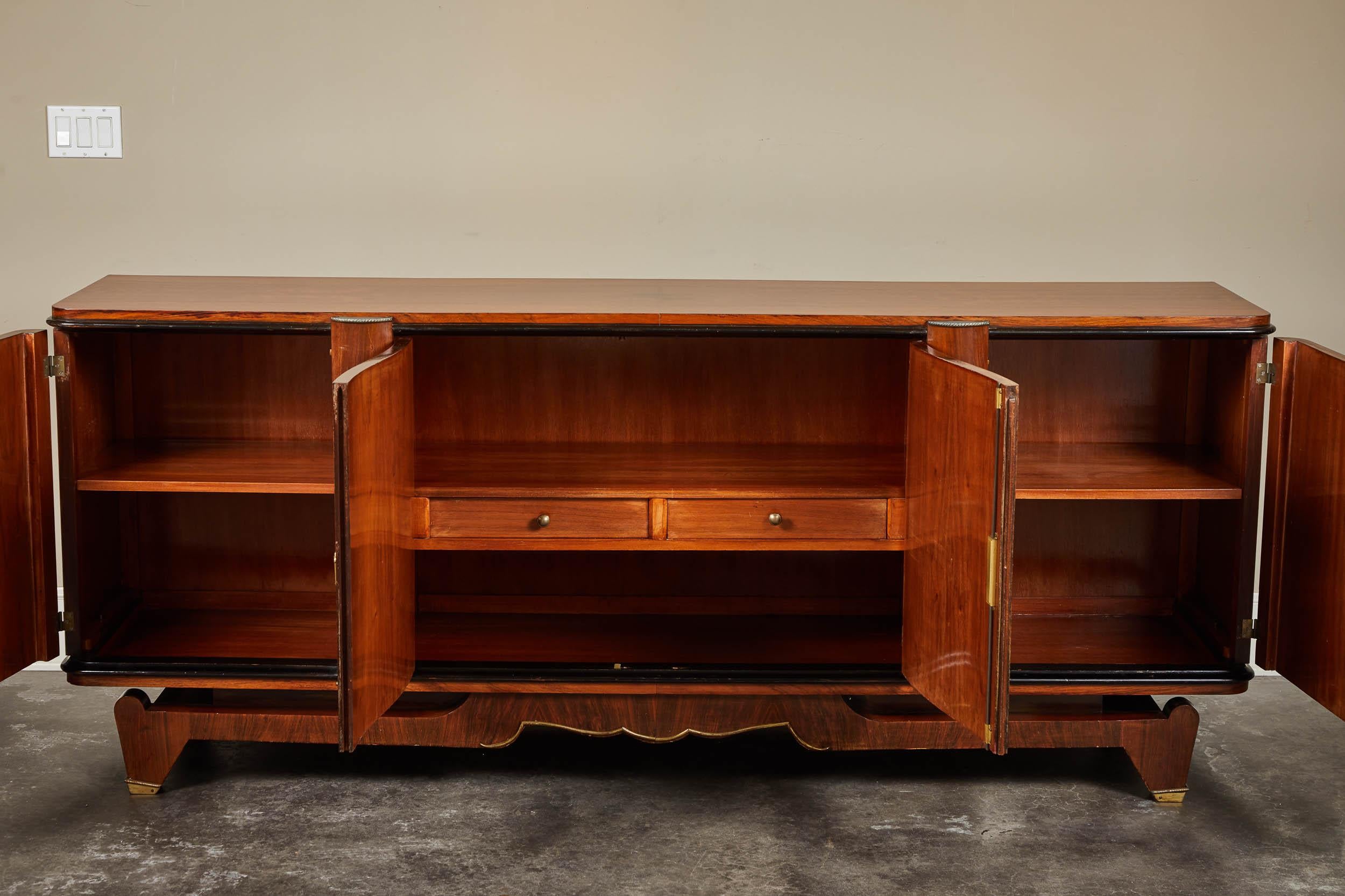 Early 20th Century Art Deco Rosewood Marquetry Sideboard 4