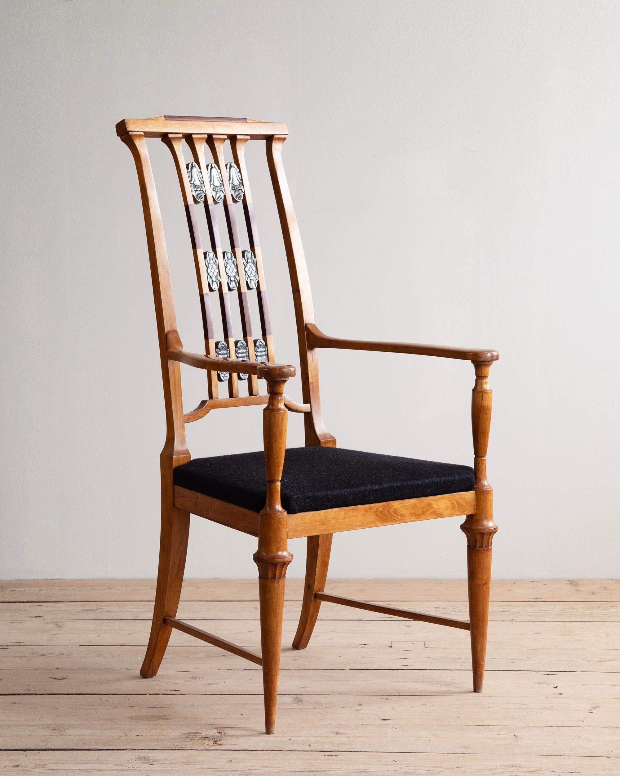 Sillones Art Nouveau de Anton Rosen, principios del siglo XX Danés en venta