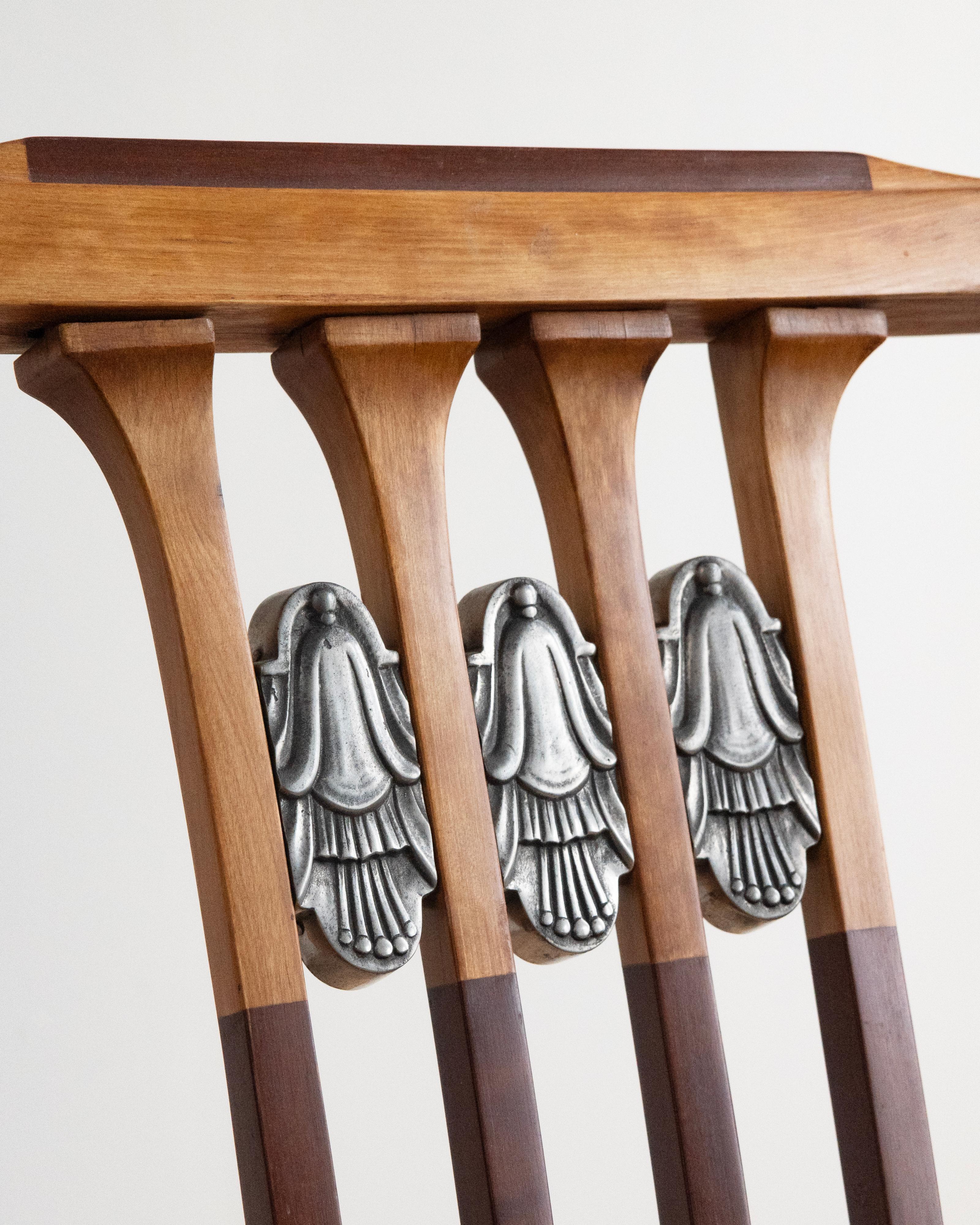 Sillones Art Nouveau de Anton Rosen, principios del siglo XX en Bueno estado para la venta en Allerum, SE