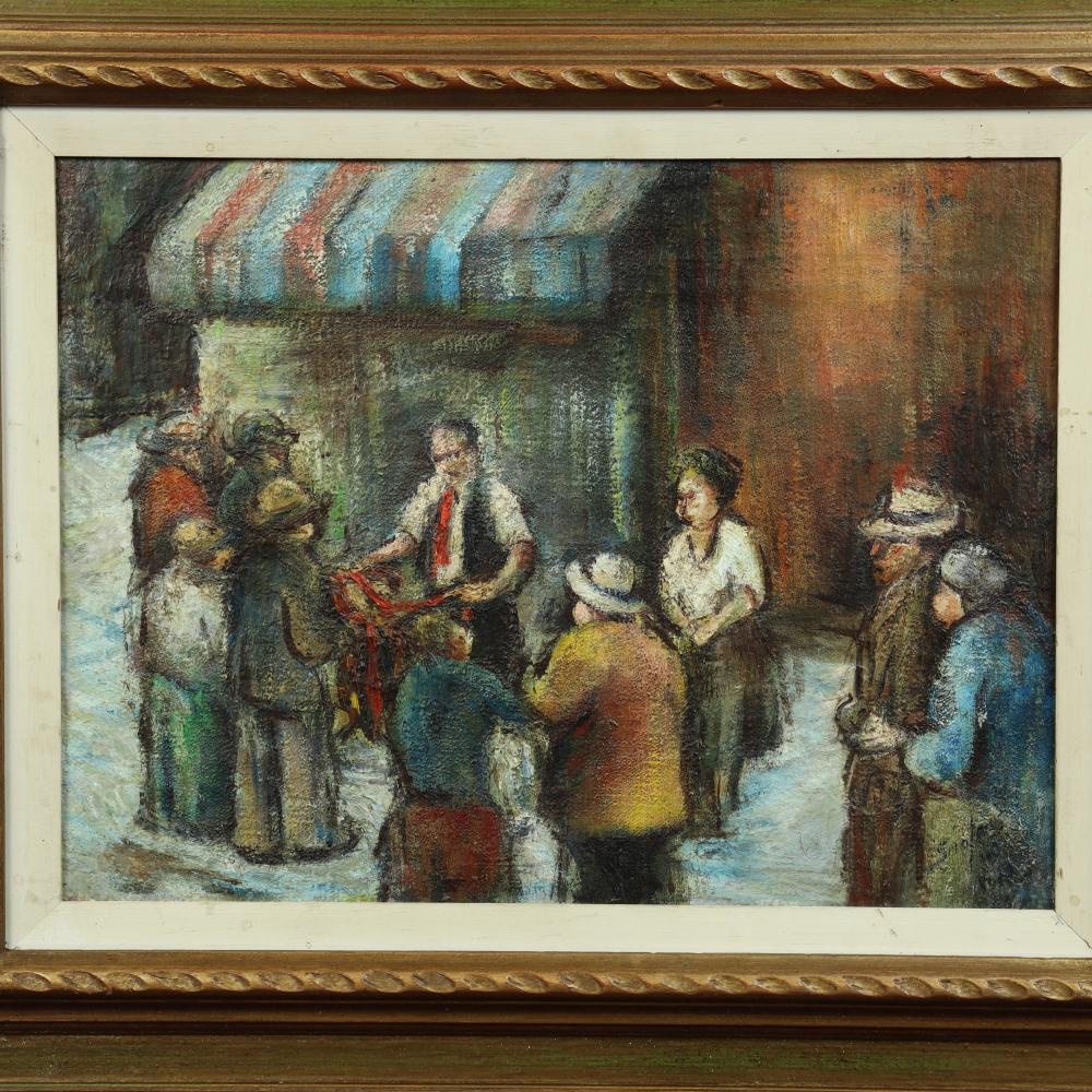 Hand-Painted Early 20th C Ashcan School - 