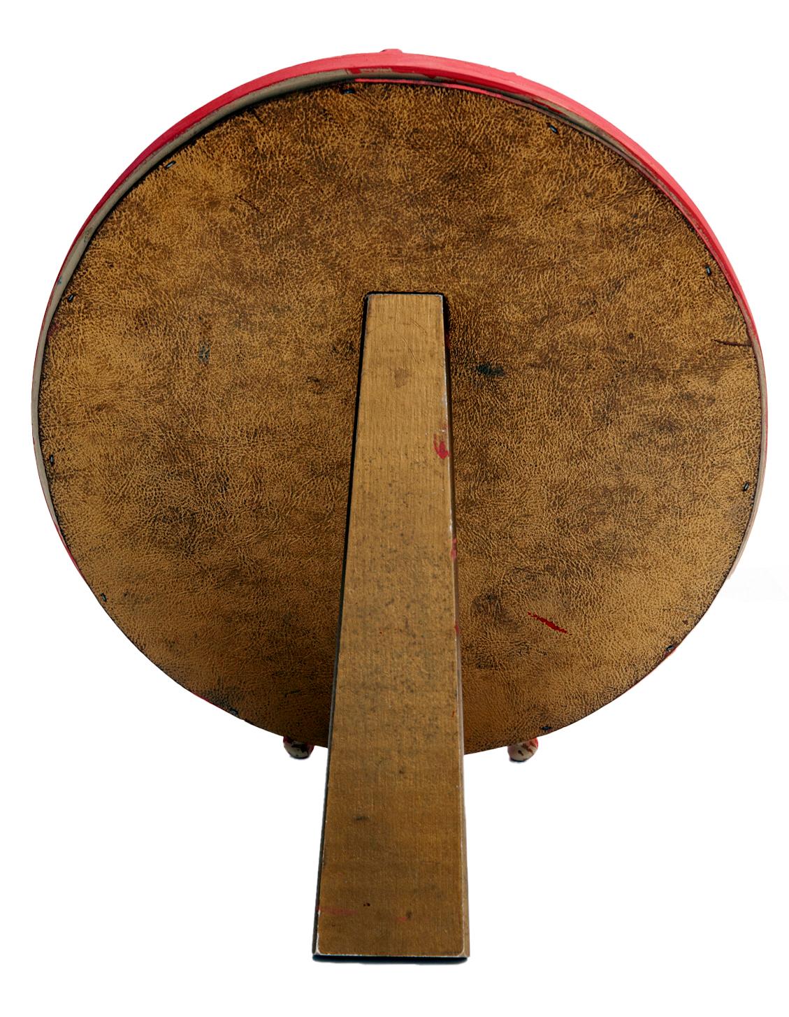 Early 20th C Barbola Framed Table Mirror / Gilt Easel For Sale 1