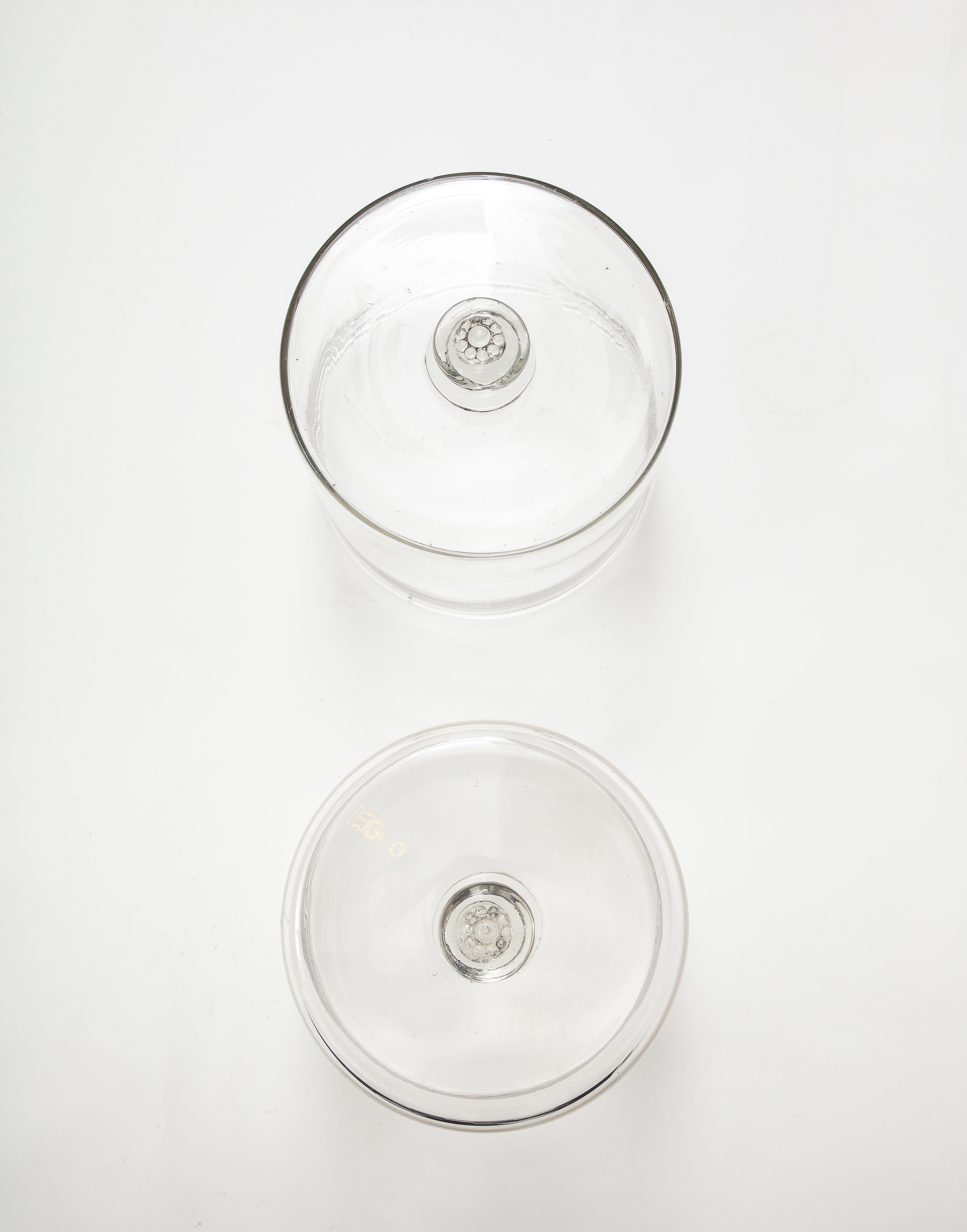Early 20th Century. Blown Glass Domes, France, circa 1920 For Sale 2