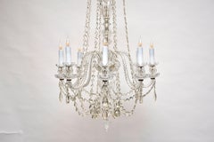 Early 20th c. Bohemian crystal chandelier