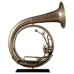 Early 20th C Bombardon prototype by F.Cauwelaert-apprentice of Adolphe Sax.