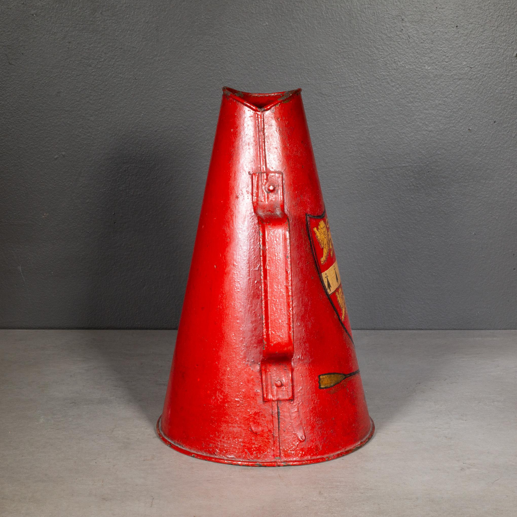 Industrial Early 20th c. Cambridge University Rowing Megaphone