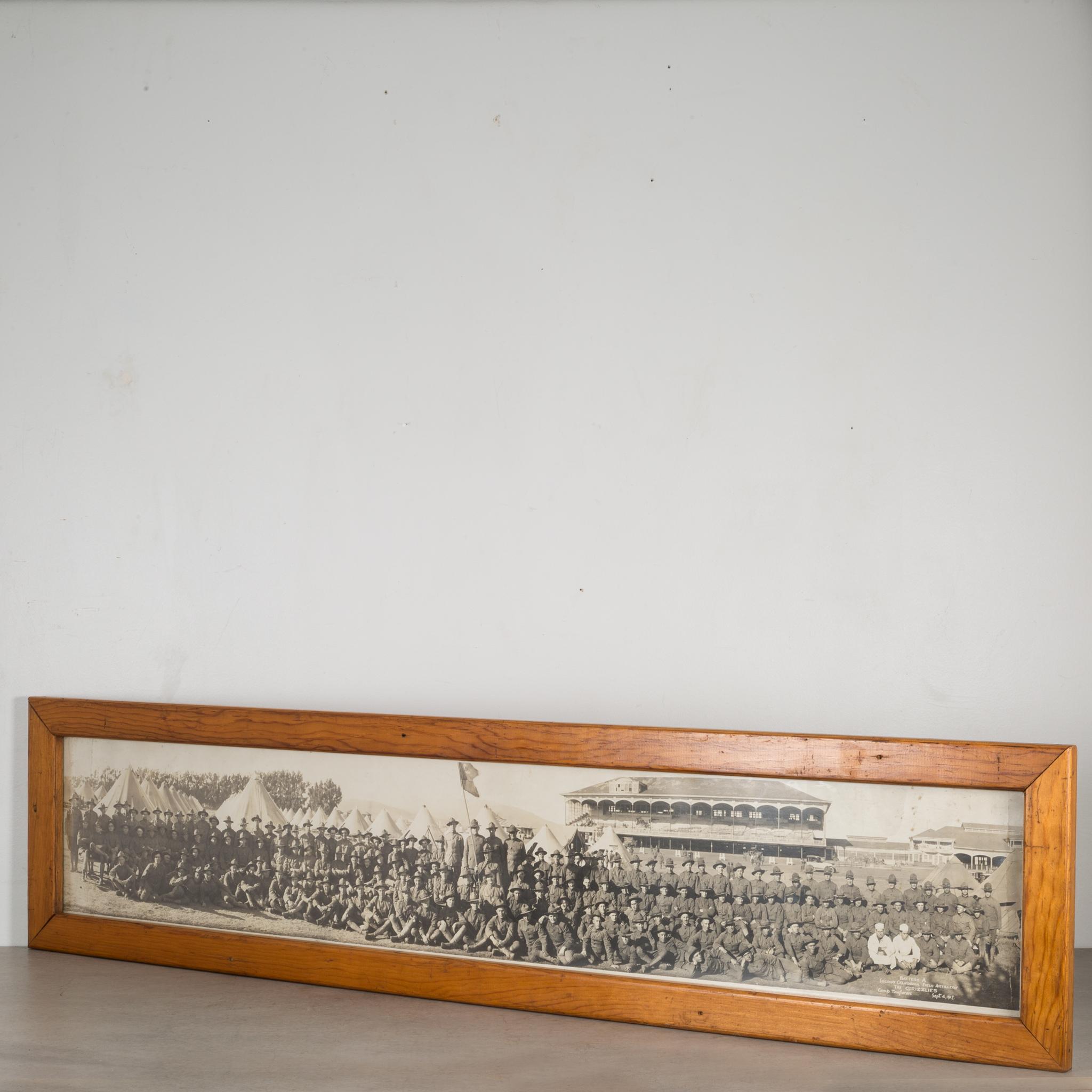 About

An original panoramic photo of a group of a men signed 