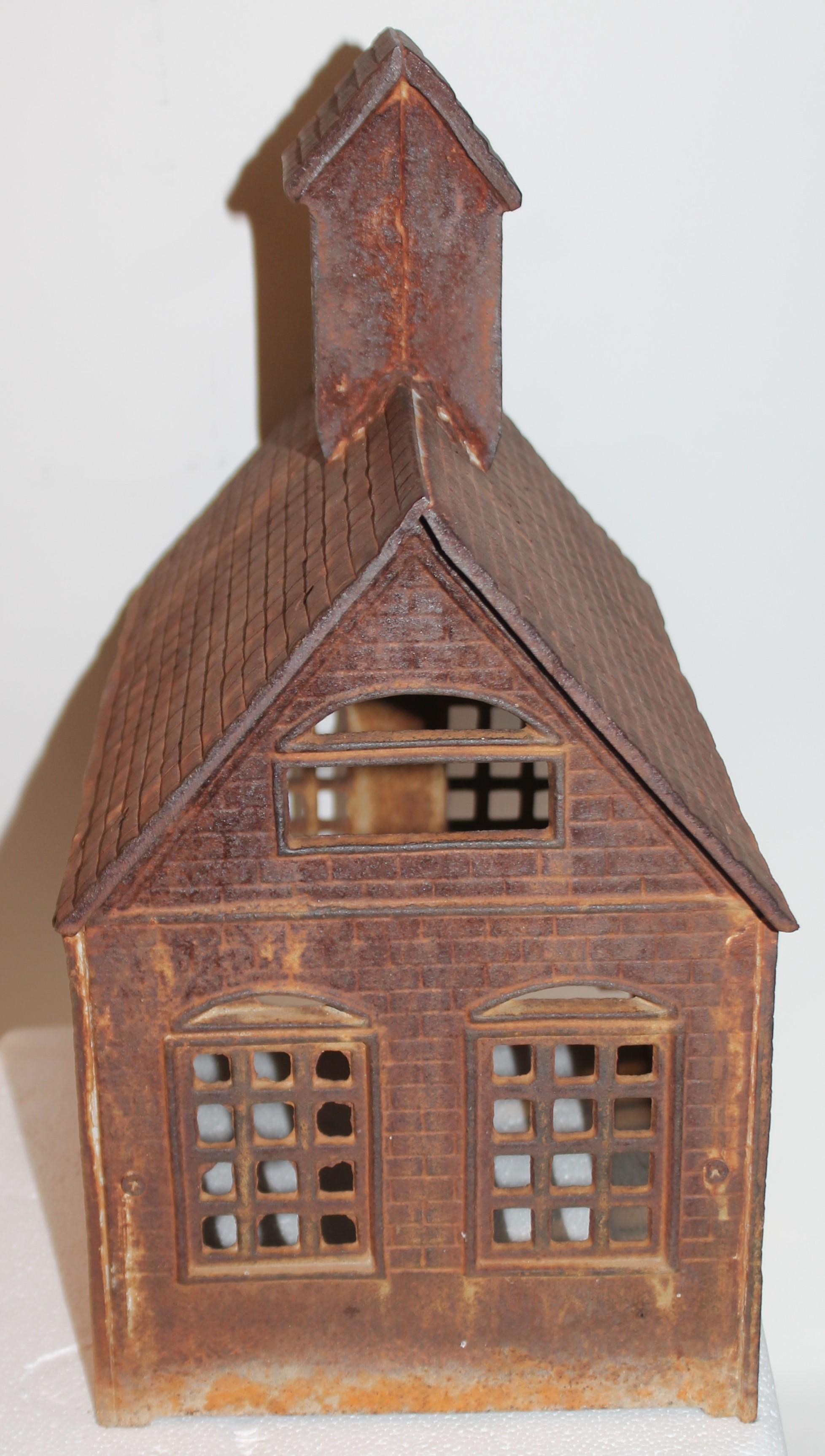 Adirondack Early 20th C. Cast Iron Miniature Farm House For Sale