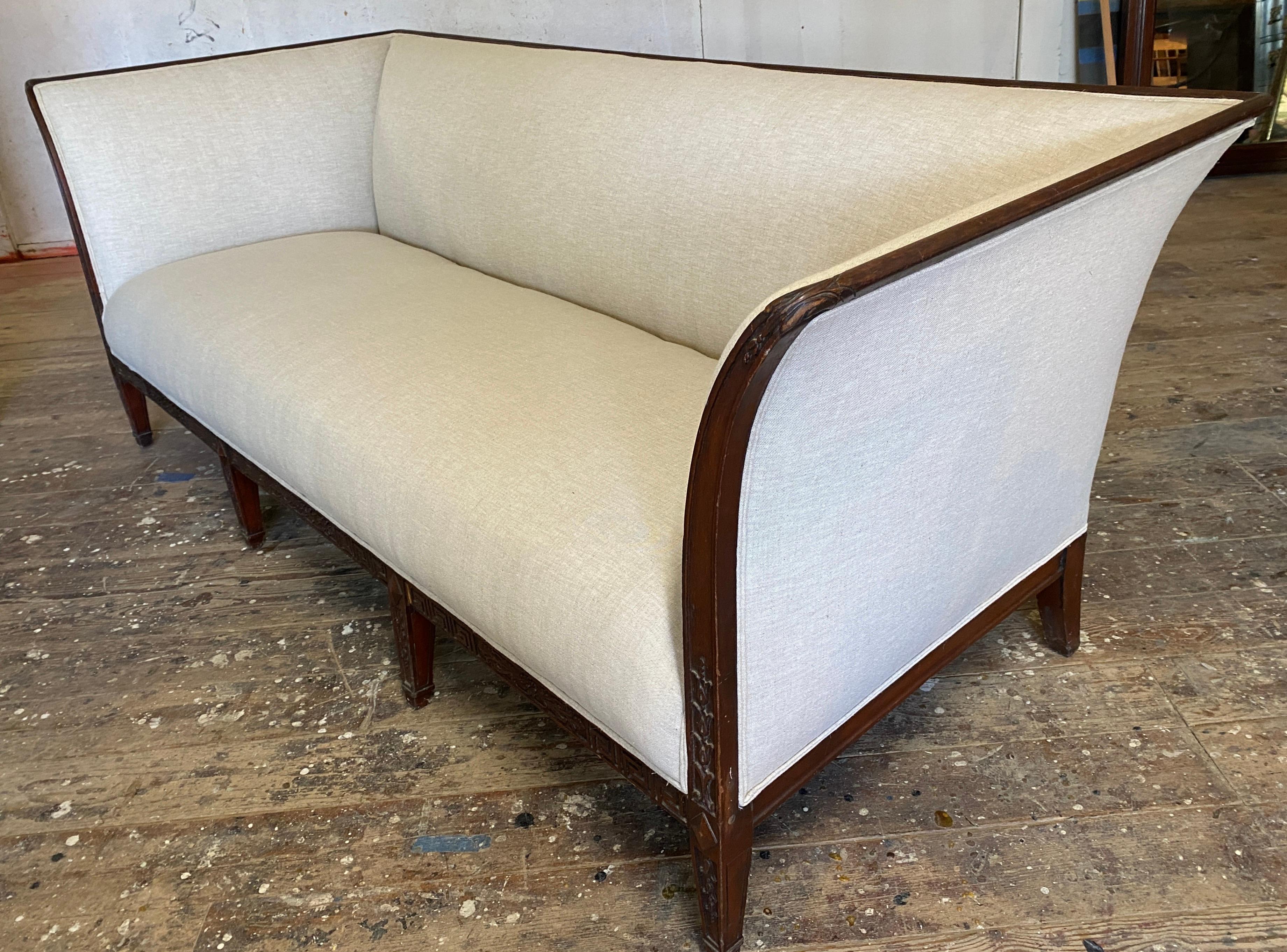 Early 20th C. Chippendale Style Sofa 9