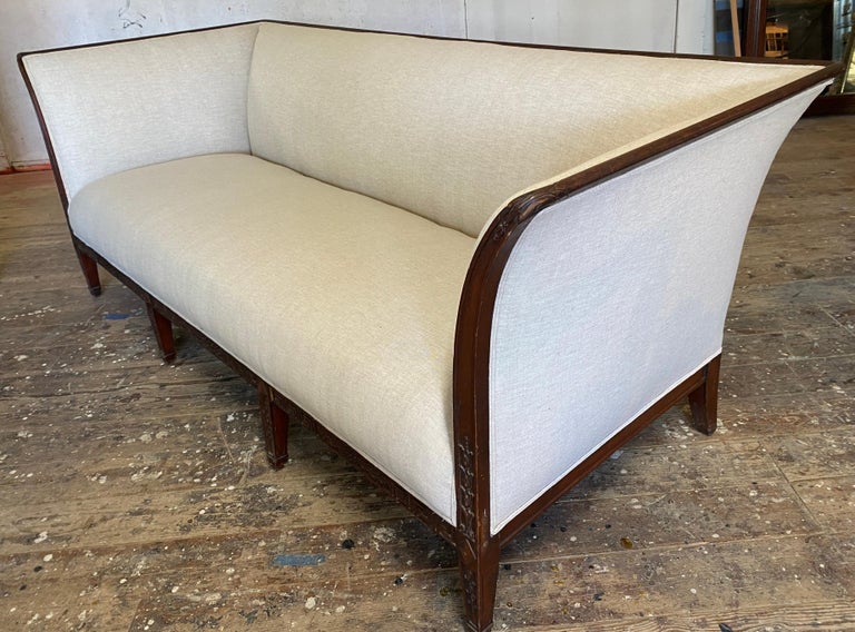 Early 20th C. Chippendale Style Sofa For Sale 9