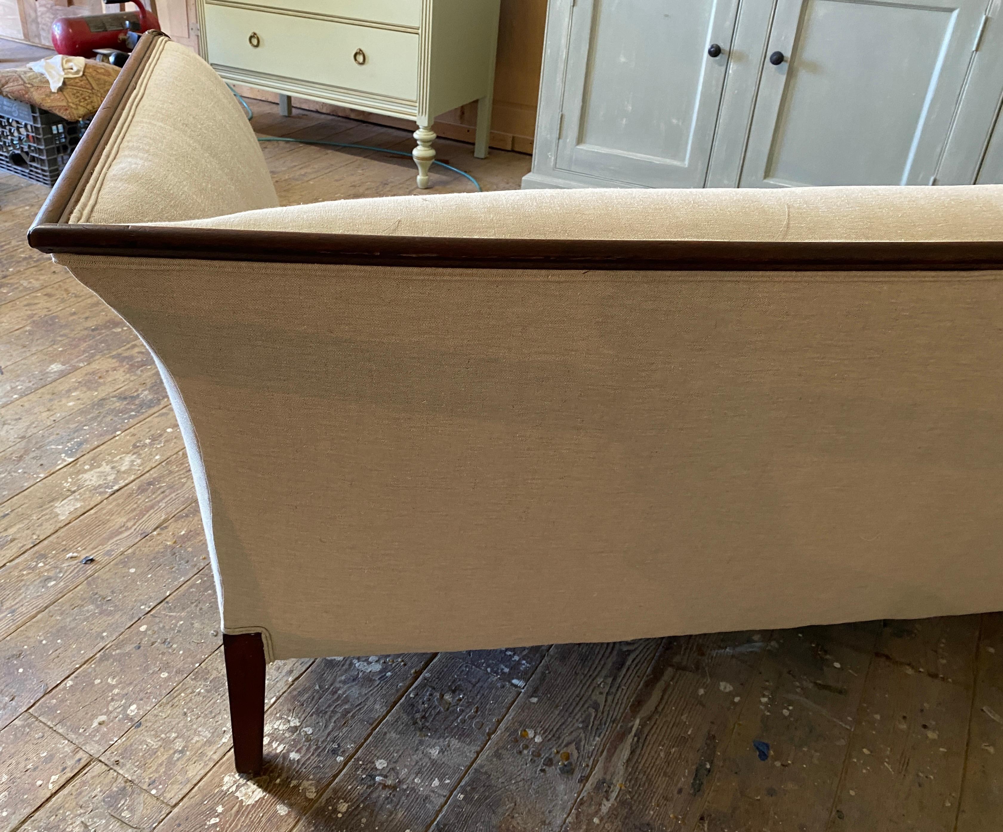 Early 20th C. Chippendale Style Sofa 11
