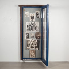 Early 20th C. Church Bulletin Board with WW2 Photos, c.1940