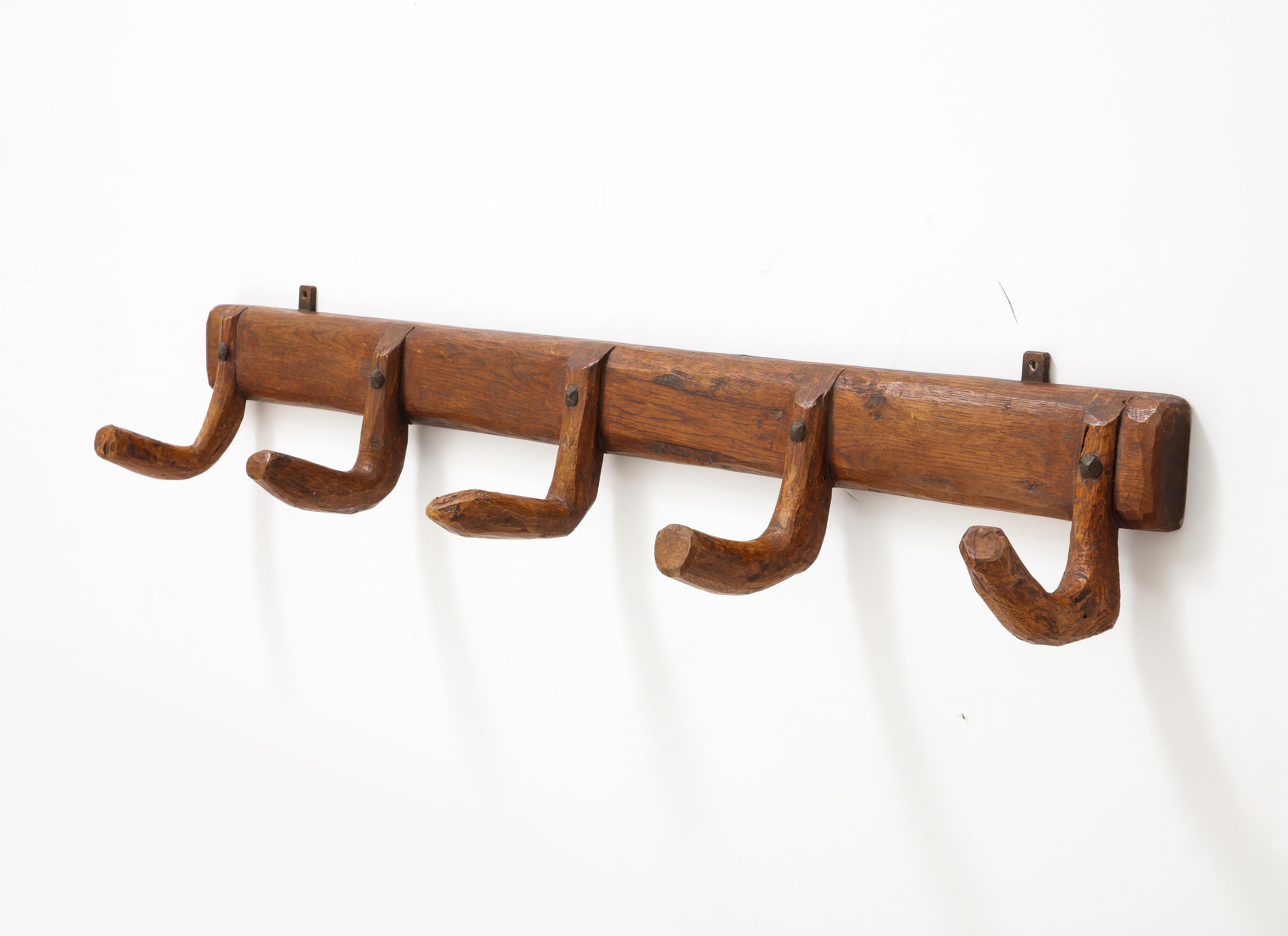 Early 20th C. Coat Rack from the Pyrenees Mountains, France For Sale 2
