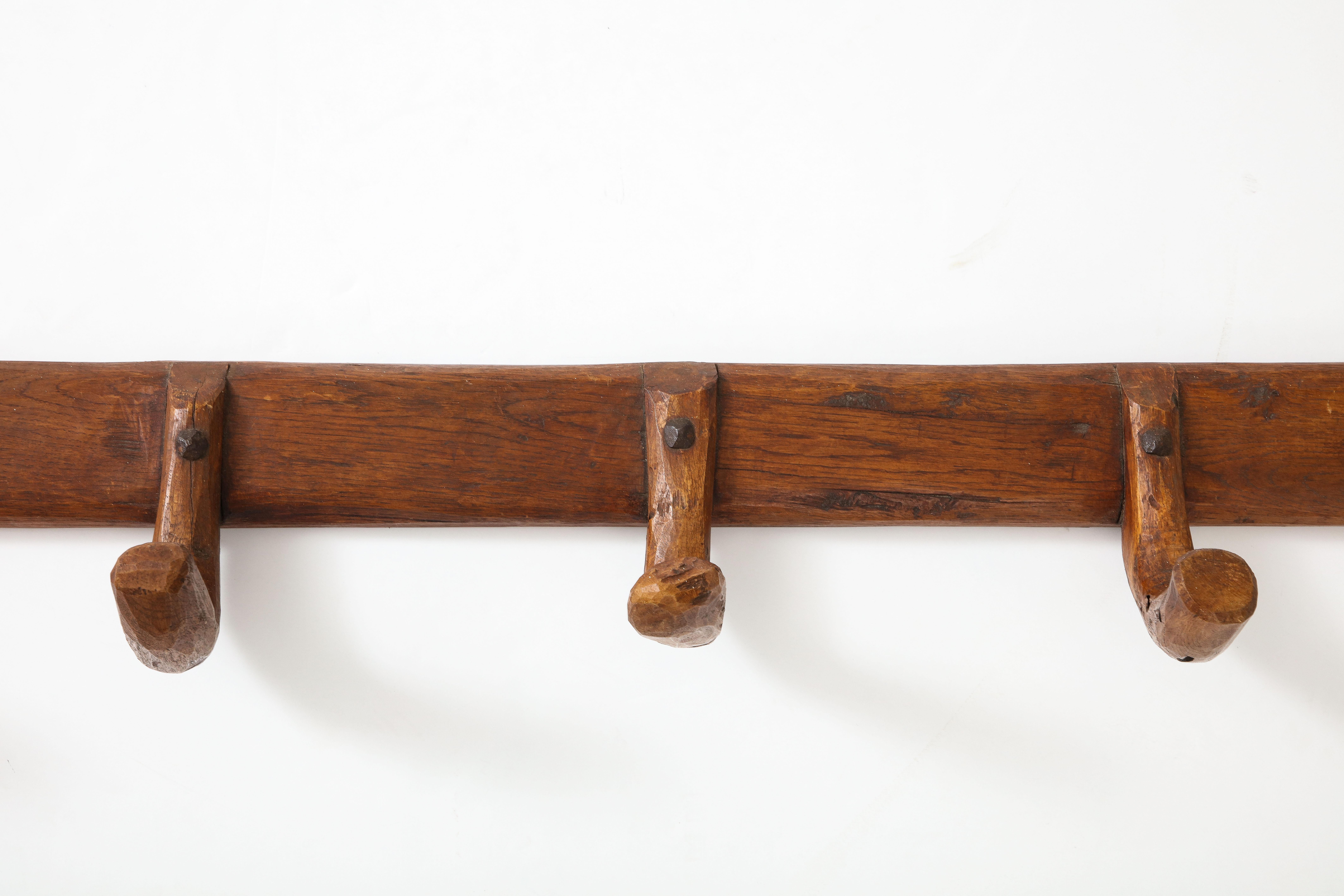 French Early 20th C. Coat Rack from the Pyrenees Mountains, France