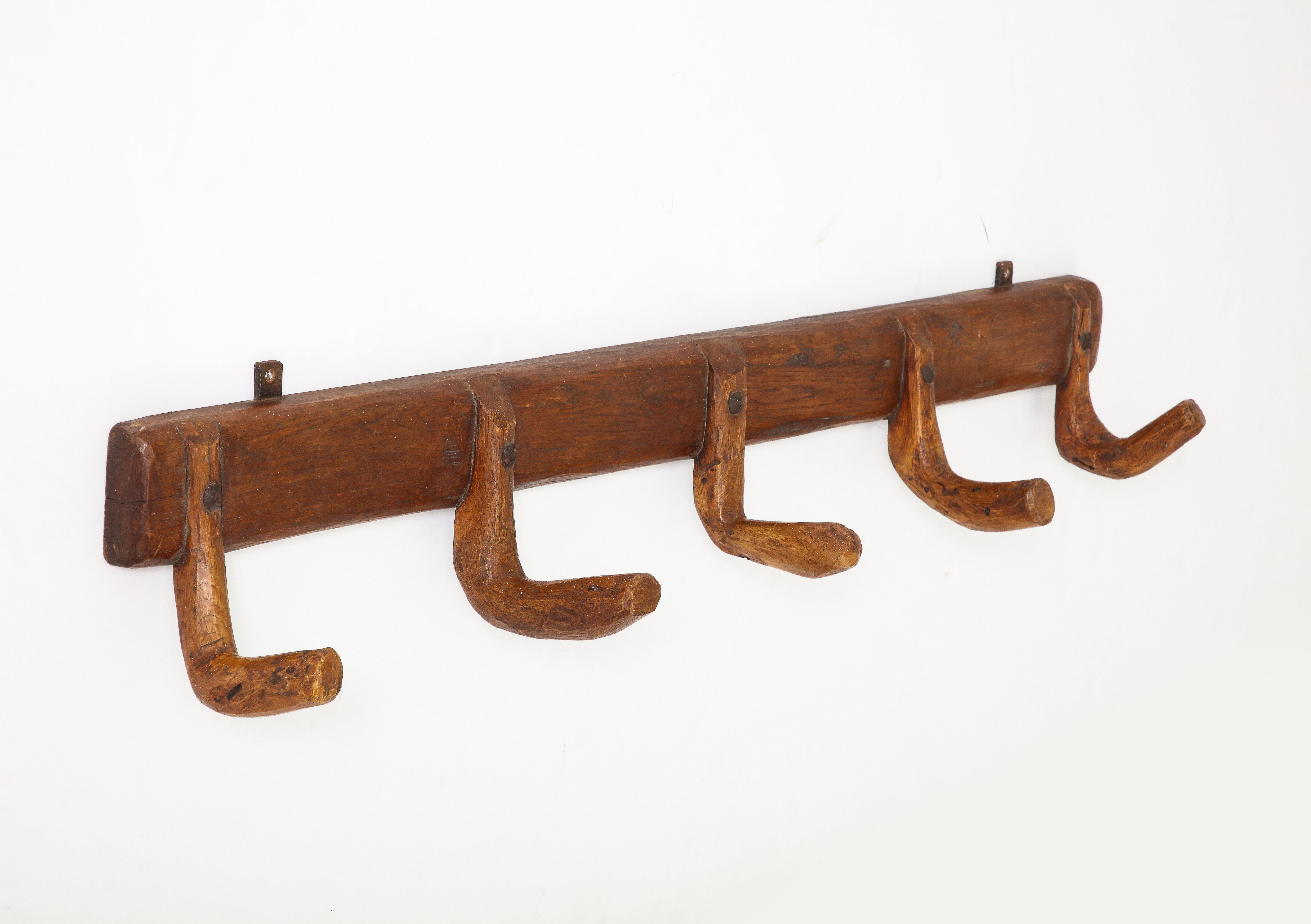 Early 20th C. Coat Rack from the Pyrenees Mountains, France For Sale 1