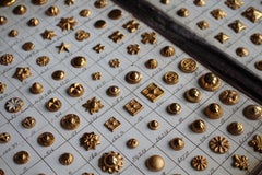 Early 20th C Coffin Nail Trade Sample Book by A J Harrison Brass Foundry Curio
