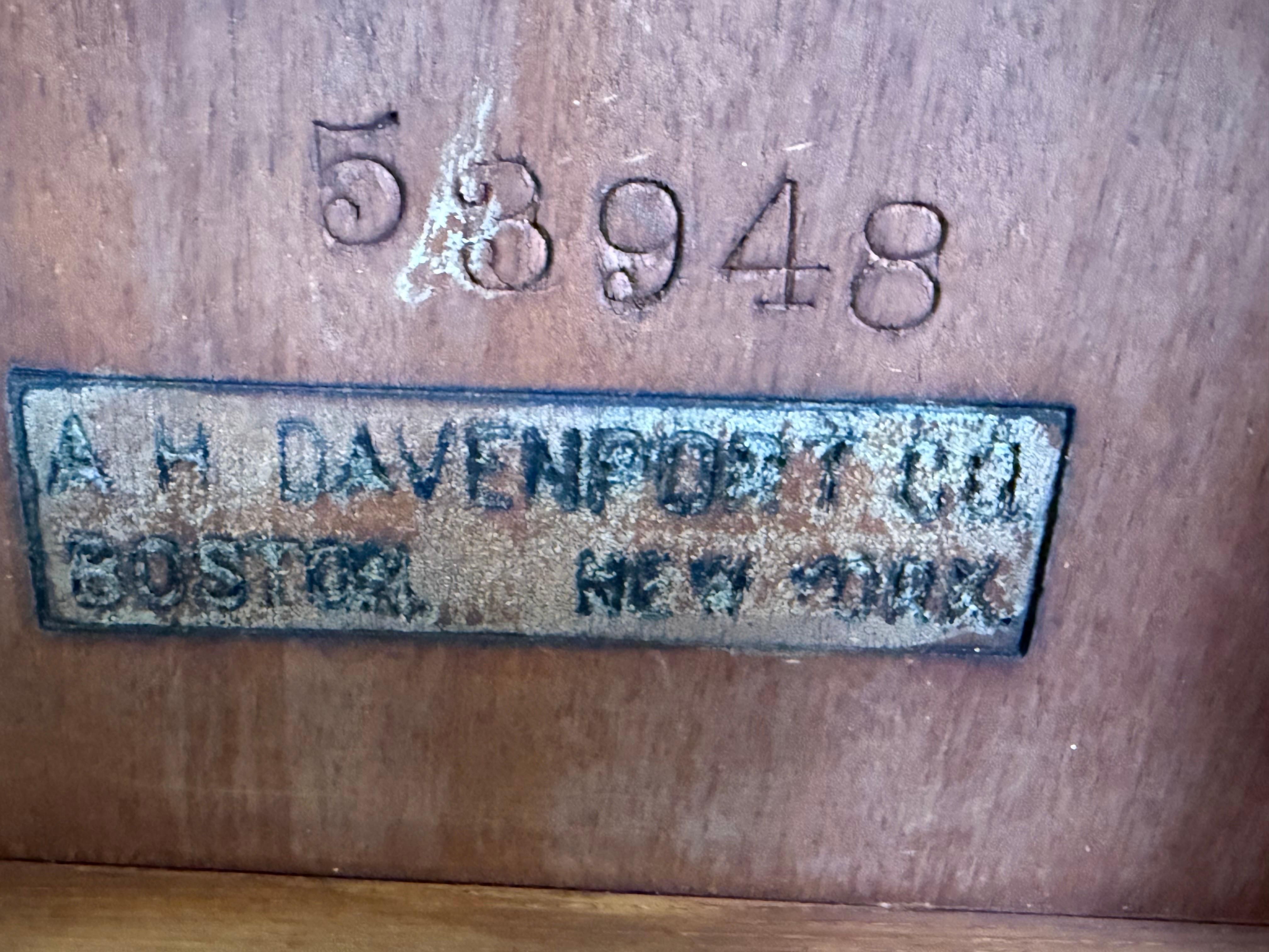 Early 20th C. Davenport Pedestal Table For Sale 7