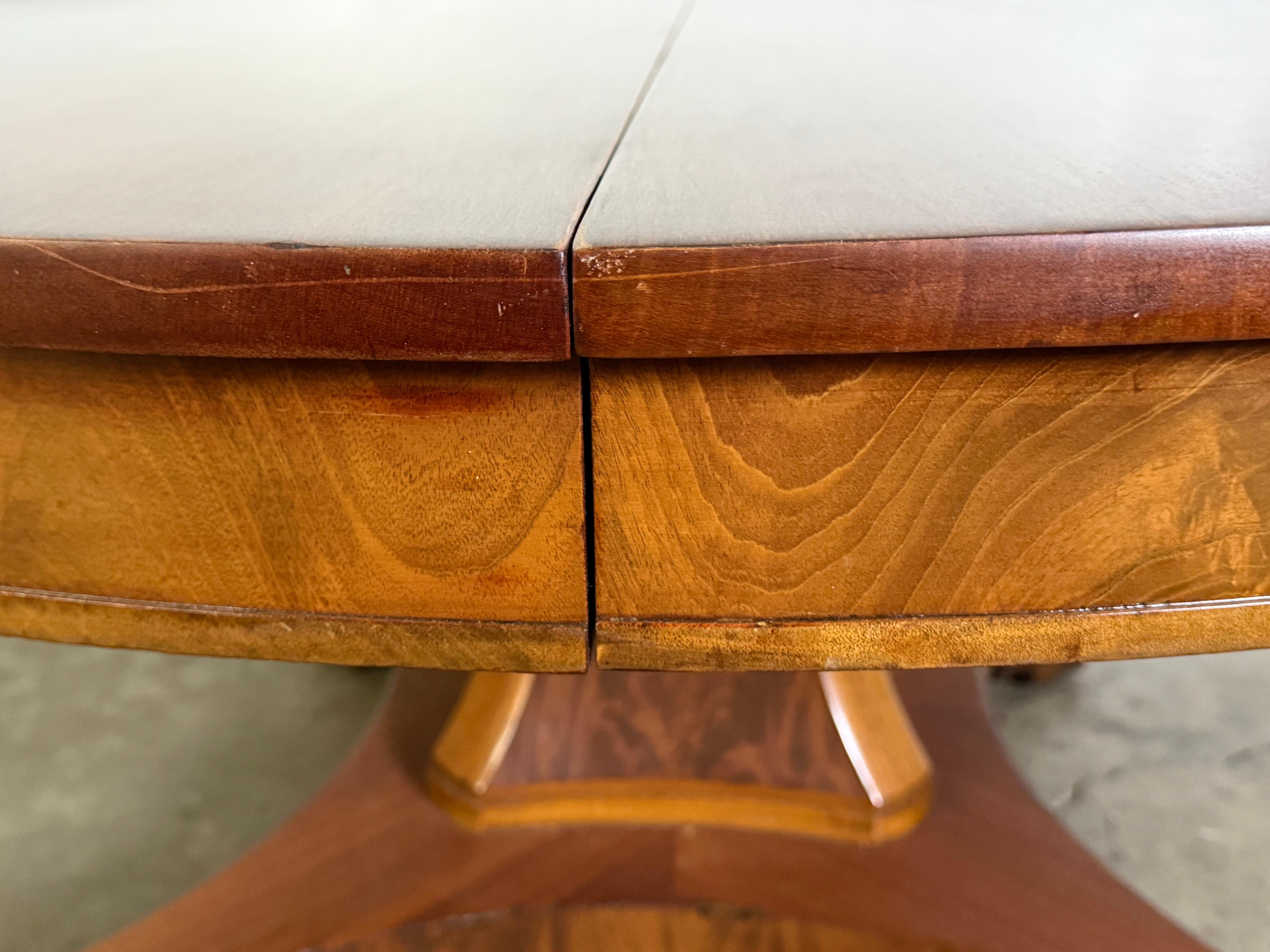 Mahogany Early 20th C. Davenport Pedestal Table For Sale