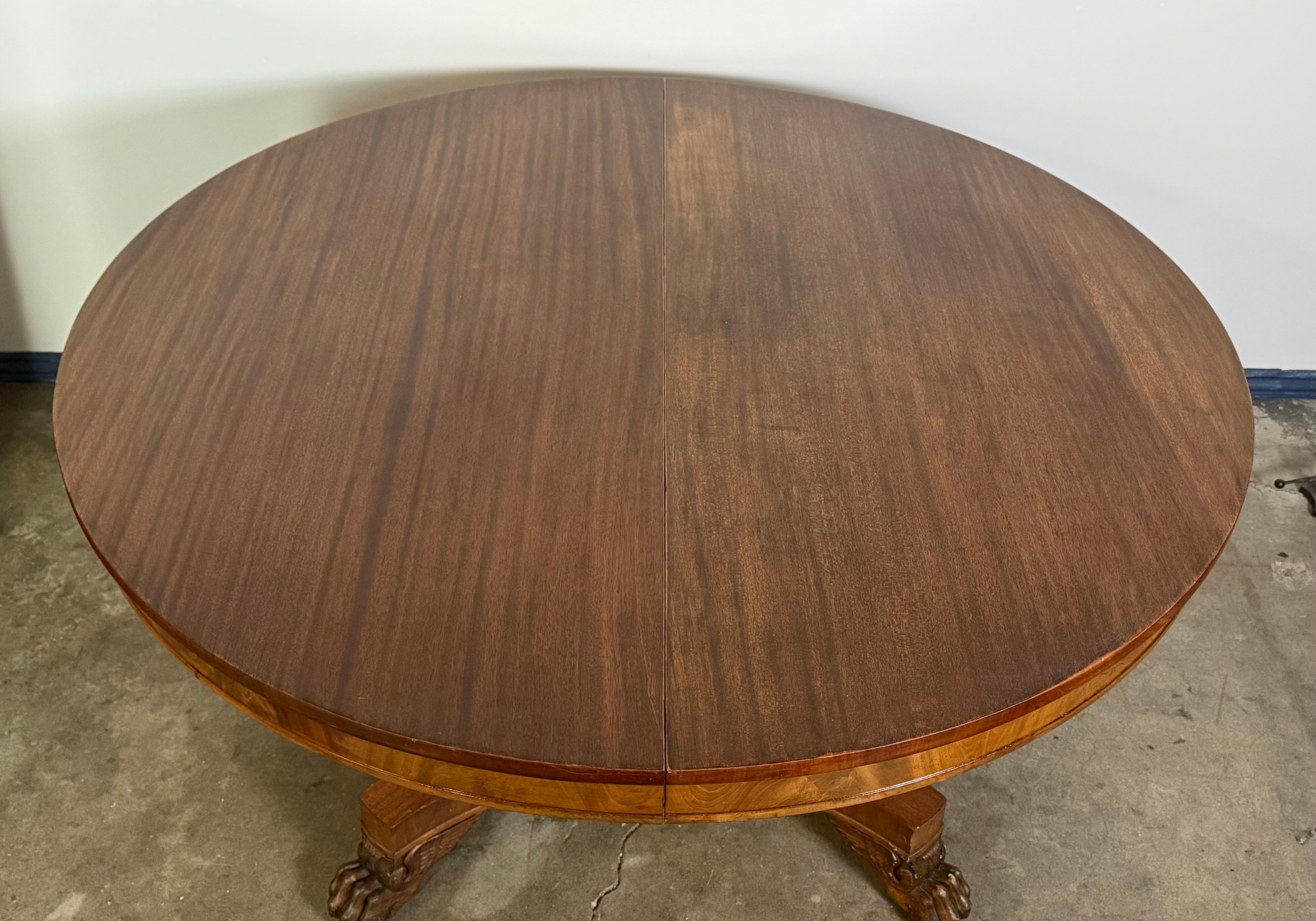 Early 20th C. Davenport Pedestal Table For Sale 1