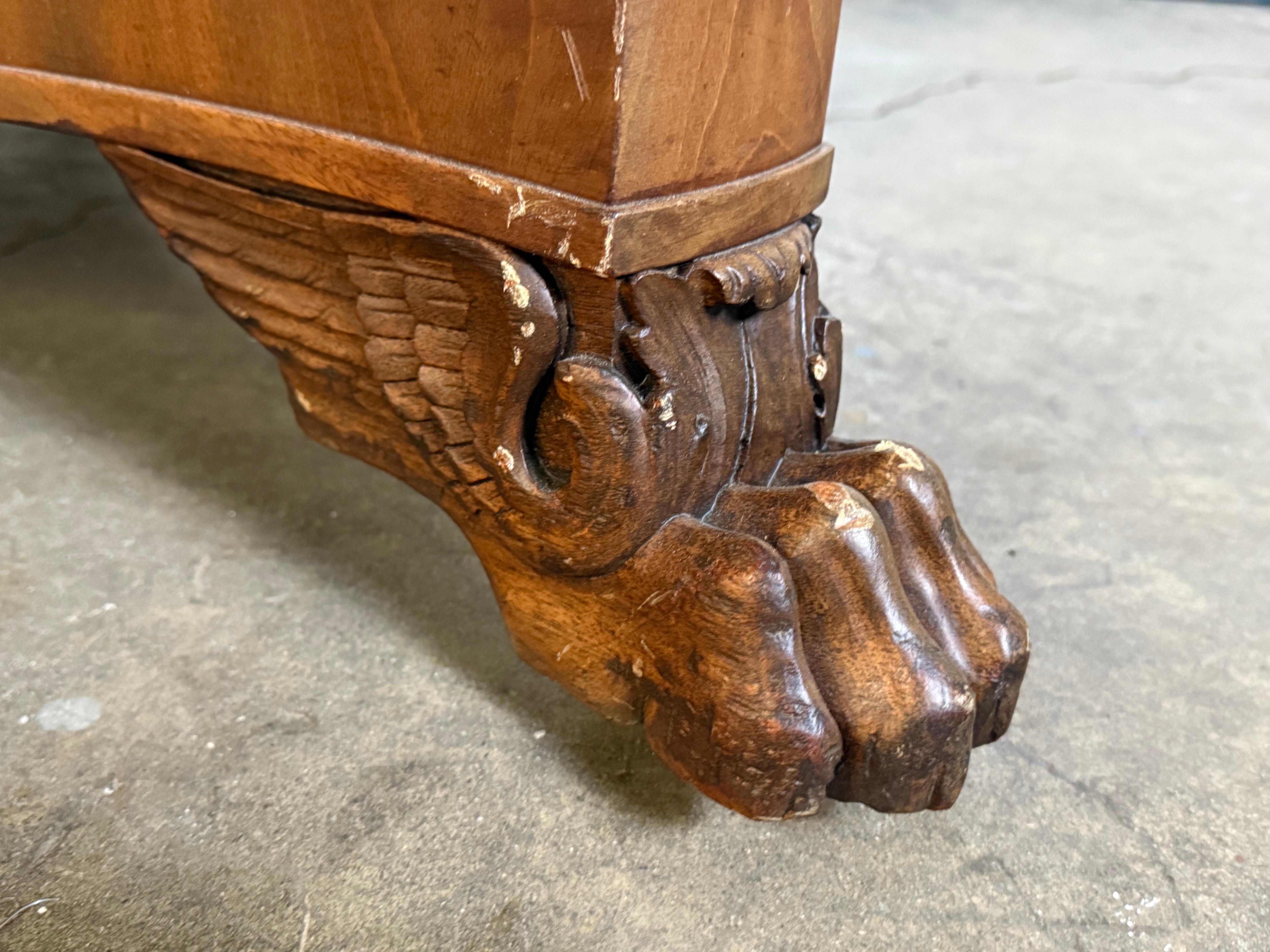 Early 20th C. Davenport Pedestal Table For Sale 2