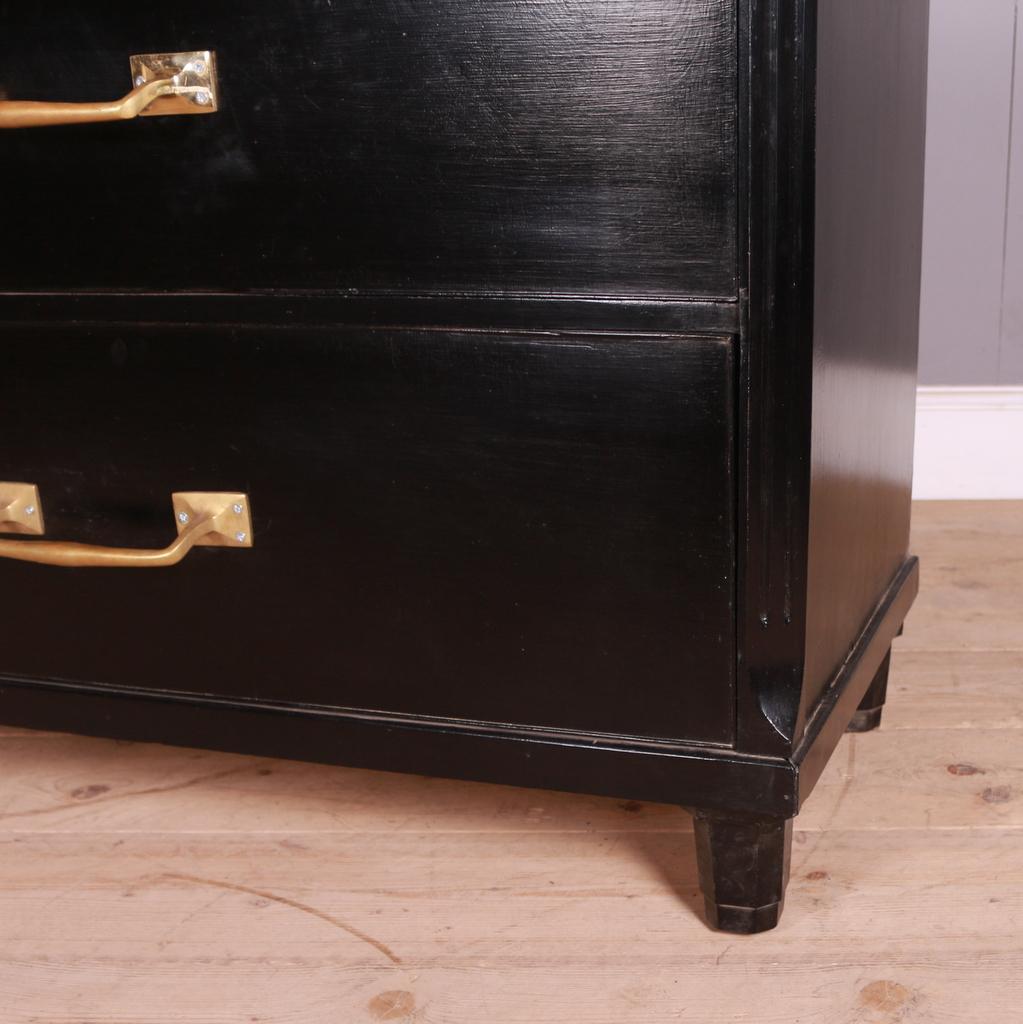 French Early 20th C Drapers Chest of Drawers For Sale