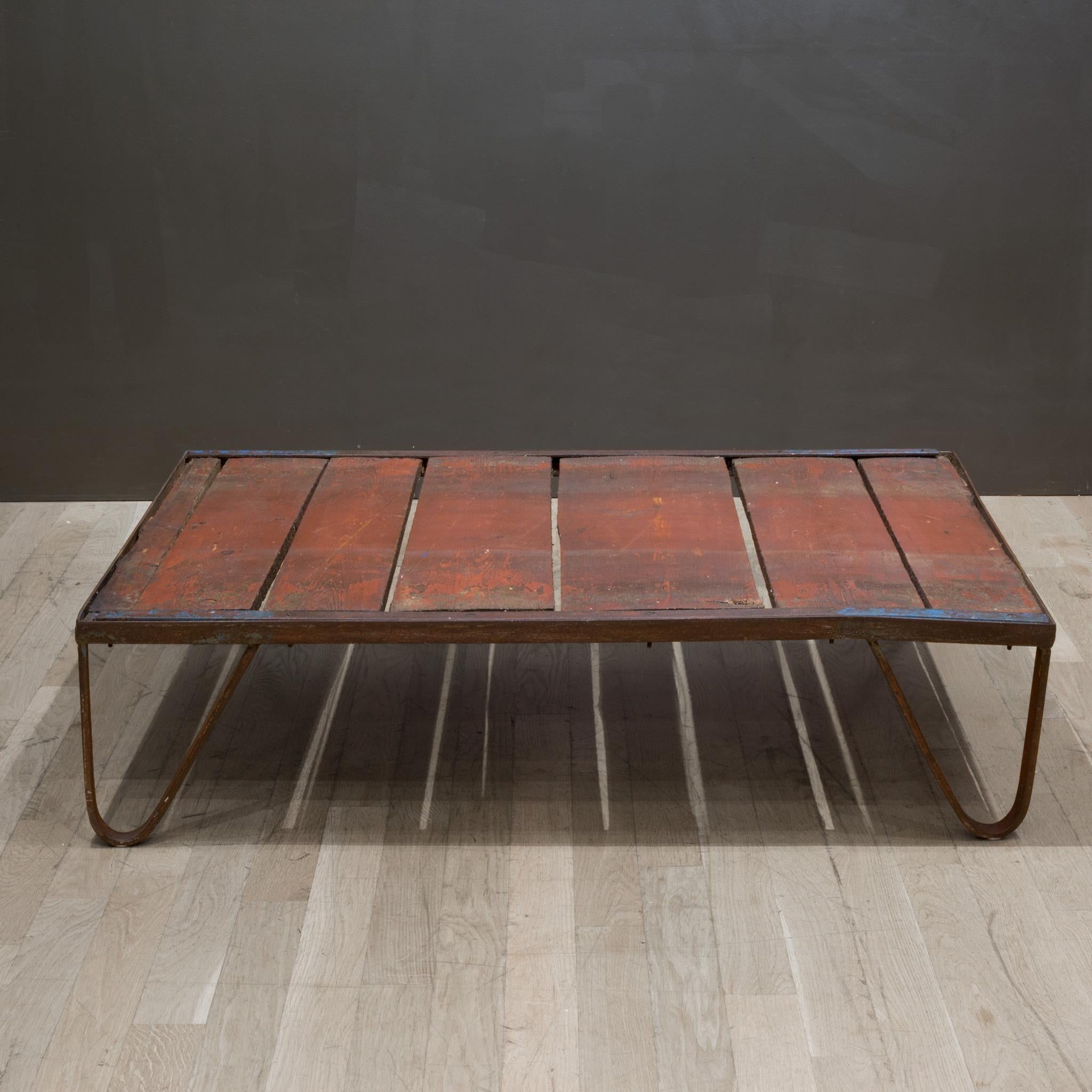 Early 20th c. Dutch Pallet Coffee Table, c.1940 In Good Condition For Sale In San Francisco, CA