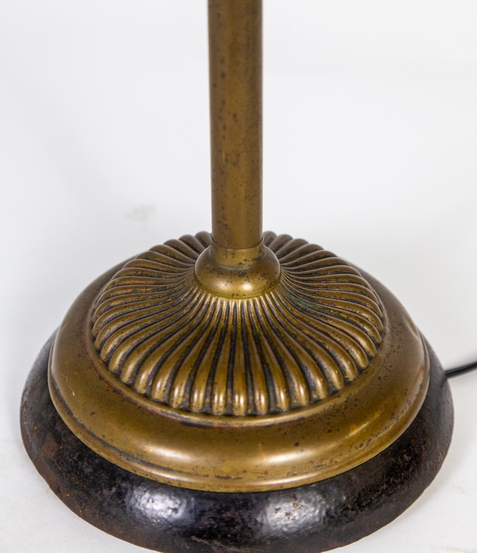American Early 20th C. Emeralite Goose Neck Office Lamp