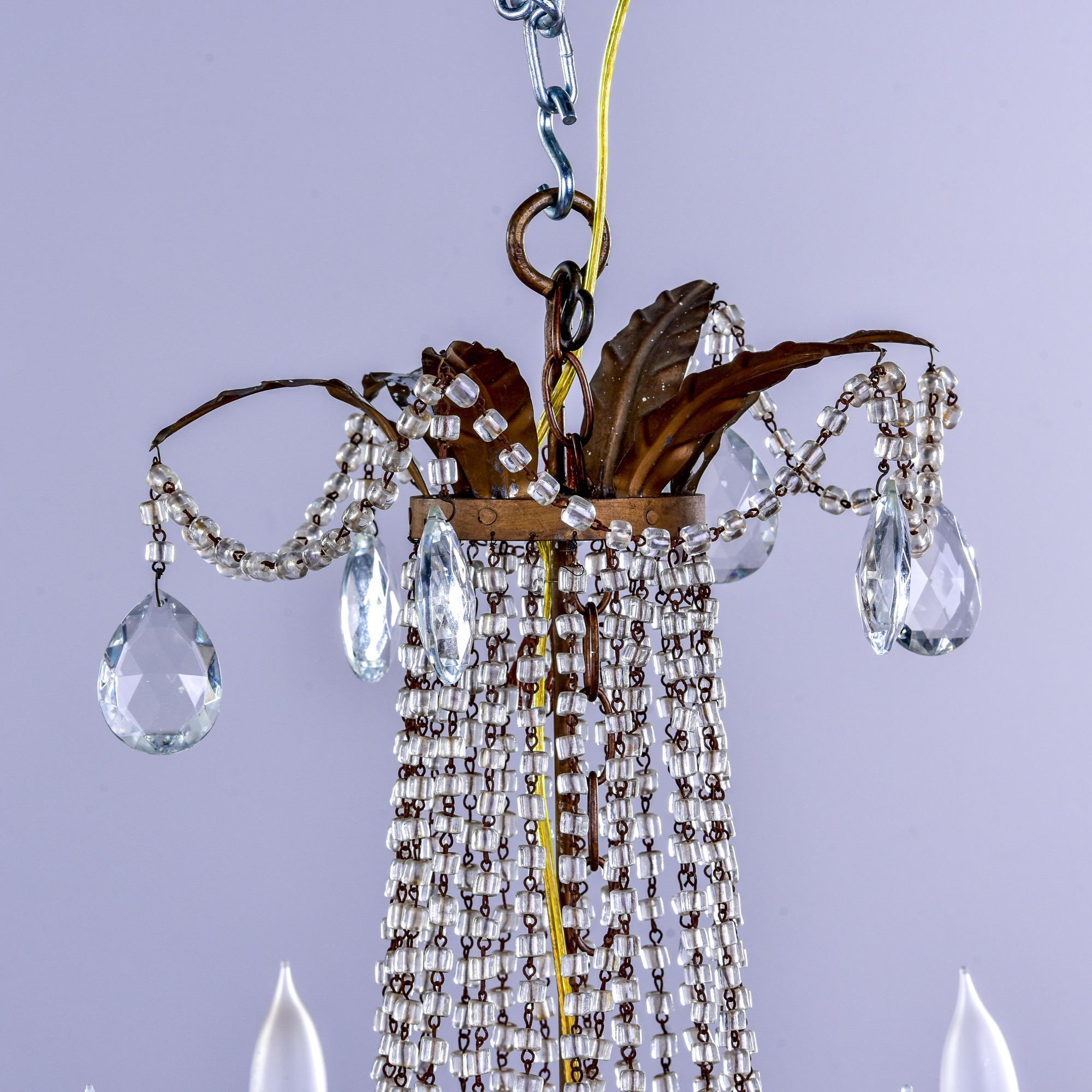 Early 20th C Empire Style Six Light Chandelier For Sale 1